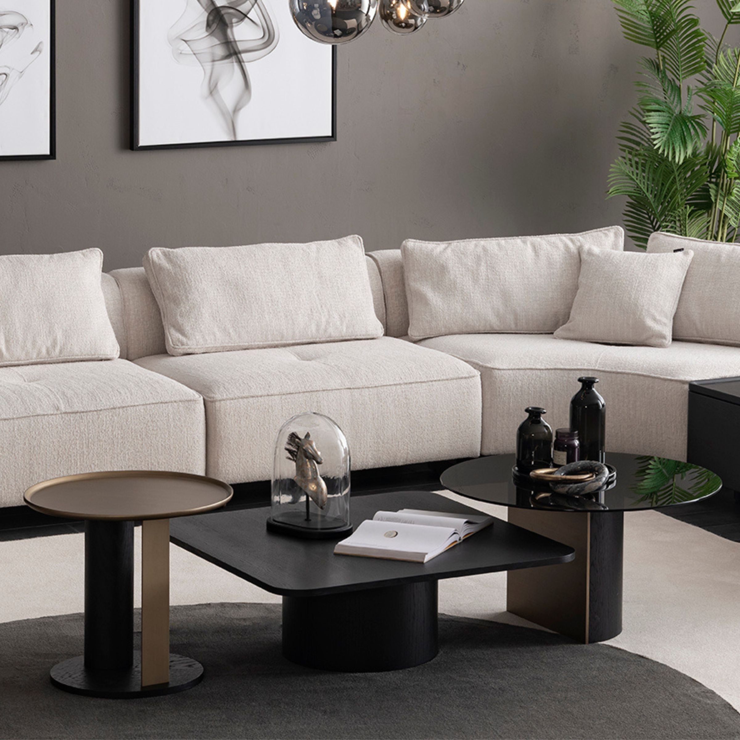 Grande Side Table ORXGRND-ST55 -  Side Tables - ebarza Furniture UAE | Shop Modern Furniture in Abu Dhabi & Dubai - مفروشات ايبازرا في الامارات | تسوق اثاث عصري وديكورات مميزة في دبي وابوظبي