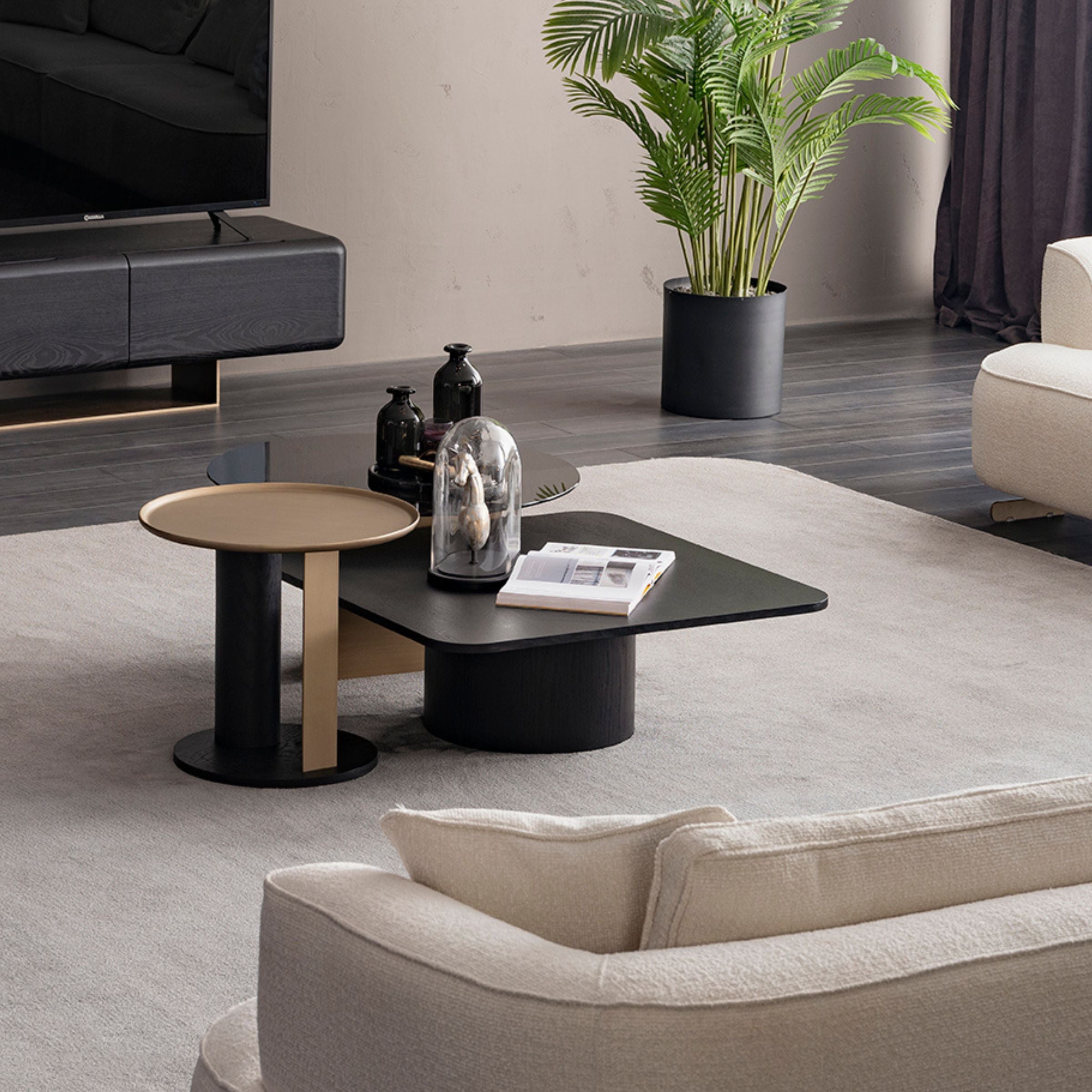 Grande Side Table ORXGRND-ST55 -  Side Tables - ebarza Furniture UAE | Shop Modern Furniture in Abu Dhabi & Dubai - مفروشات ايبازرا في الامارات | تسوق اثاث عصري وديكورات مميزة في دبي وابوظبي