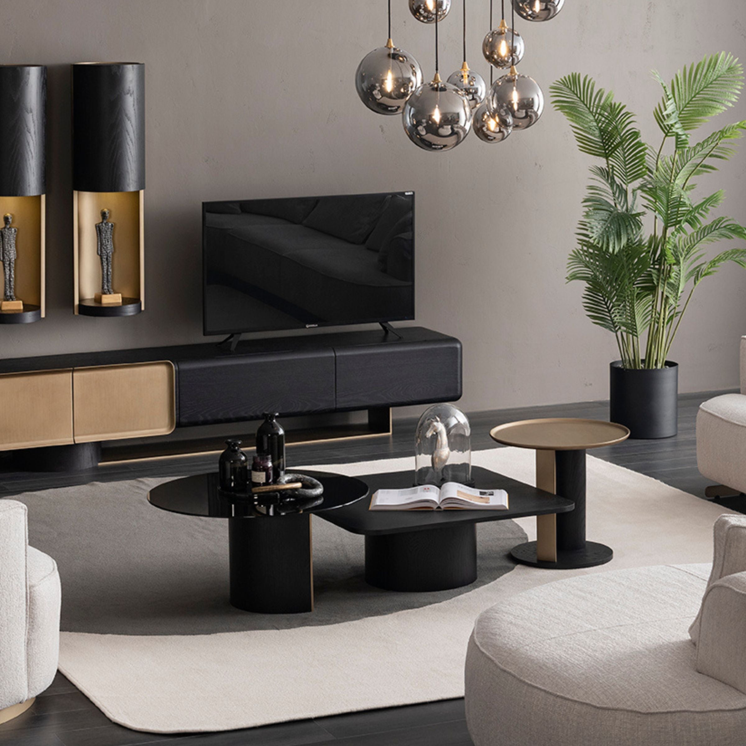 Grande Side Table ORXGRND-ST55 -  Side Tables - ebarza Furniture UAE | Shop Modern Furniture in Abu Dhabi & Dubai - مفروشات ايبازرا في الامارات | تسوق اثاث عصري وديكورات مميزة في دبي وابوظبي