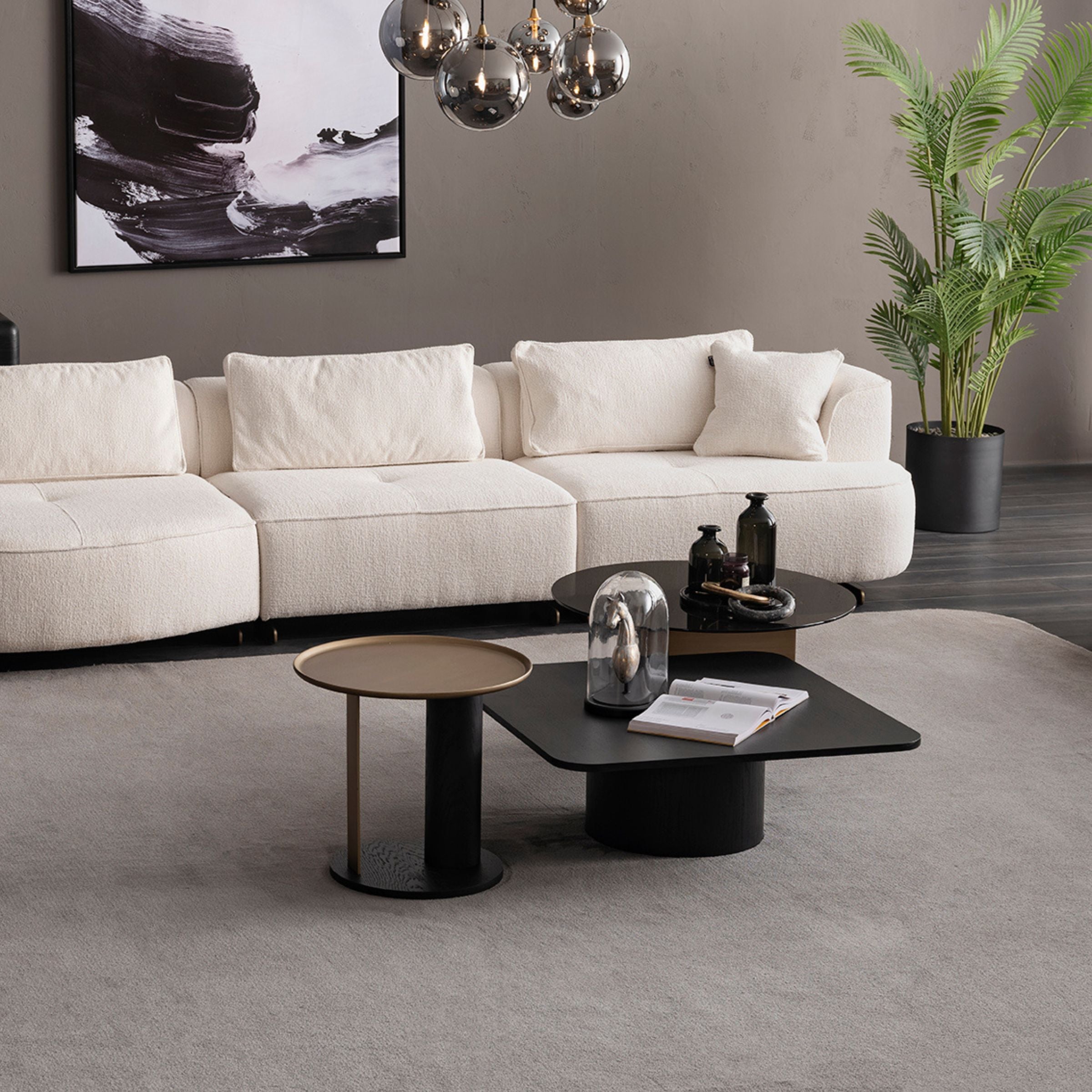 Grande Side Table ORXGRND-ST55 -  Side Tables - ebarza Furniture UAE | Shop Modern Furniture in Abu Dhabi & Dubai - مفروشات ايبازرا في الامارات | تسوق اثاث عصري وديكورات مميزة في دبي وابوظبي