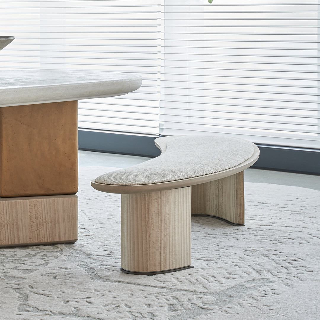 BEACON Grandeur Bench AMCJ-TD6069 showing a sturdy wooden bench with a smooth finish and modern design.