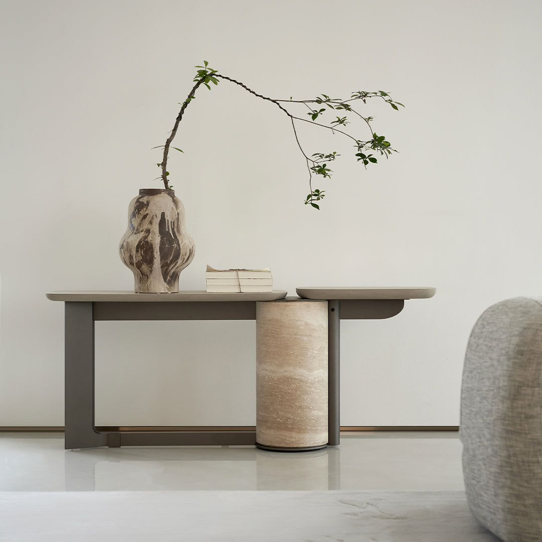 BEACON Grandeur Console BMCJ-GNJ6003 with sleek wood finish and modern design, perfect for living room or entryway.