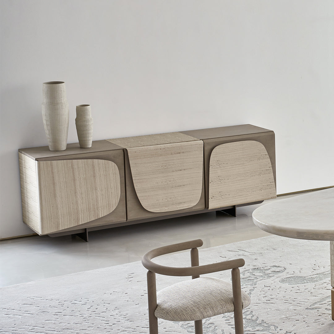 Grandeur Veneer Cabinet / Side Board / Buffet BMBO-CBG80197 -  Consoles - ebarza Furniture UAE | Shop Modern Furniture in Abu Dhabi & Dubai - مفروشات ايبازرا في الامارات | تسوق اثاث عصري وديكورات مميزة في دبي وابوظبي