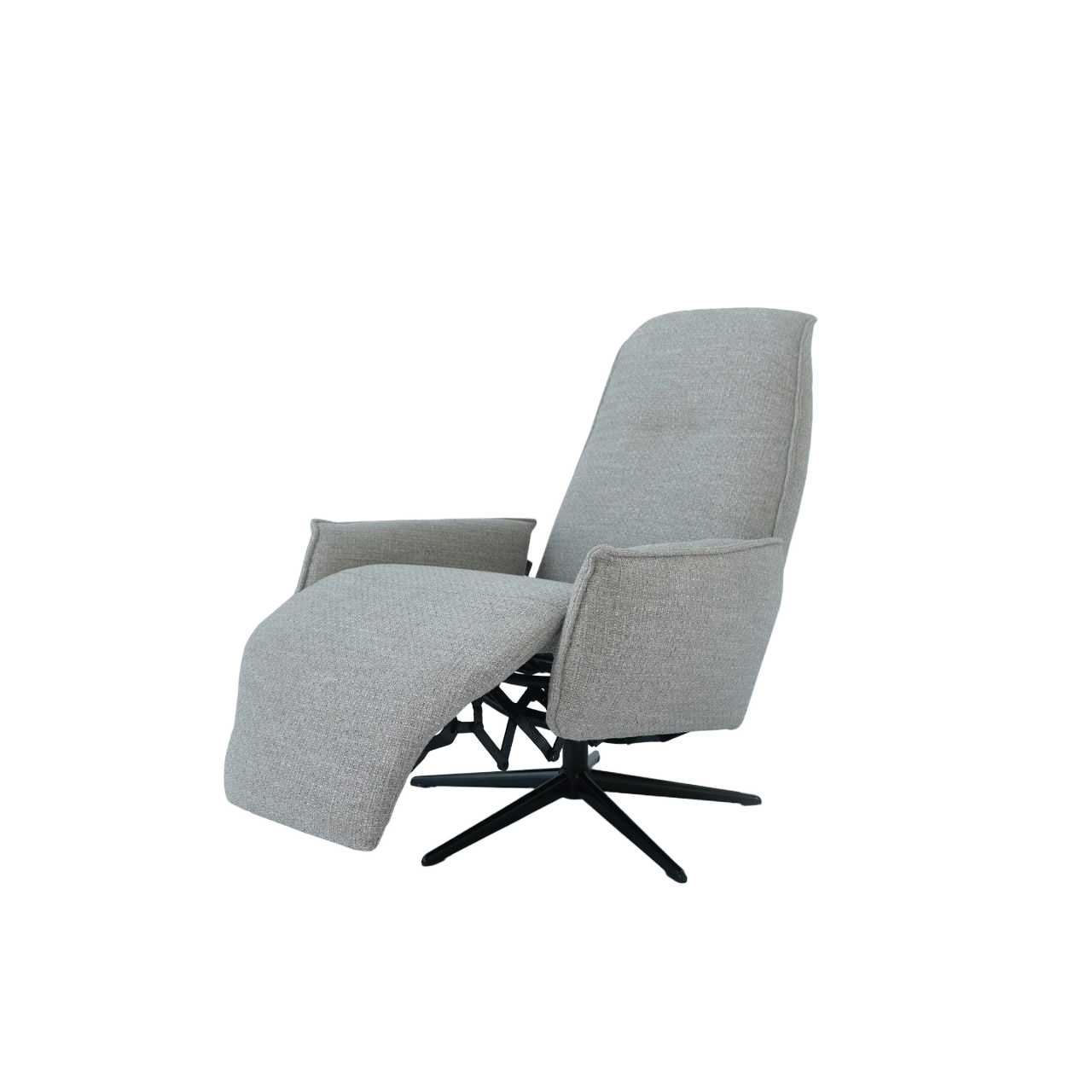 Gray Swivel and Recliner Lounge Chair  SL-HJ8049 -  Lounge Chairs - ebarza Furniture UAE | Shop Modern Furniture in Abu Dhabi & Dubai - مفروشات ايبازرا في الامارات | تسوق اثاث عصري وديكورات مميزة في دبي وابوظبي