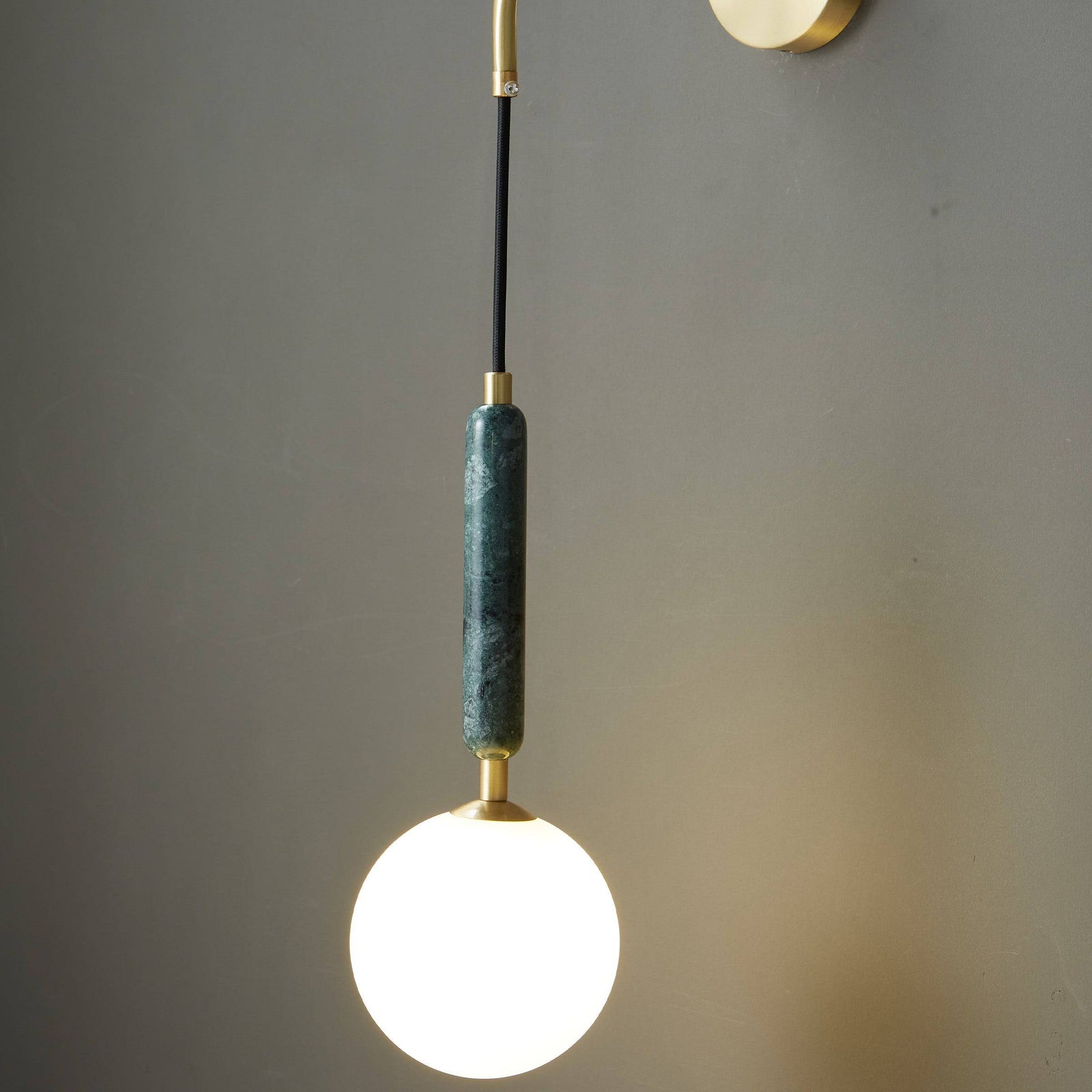 Green Marble Wall Lamp 6605-Gn | Elegant Home Lighting | ebarza