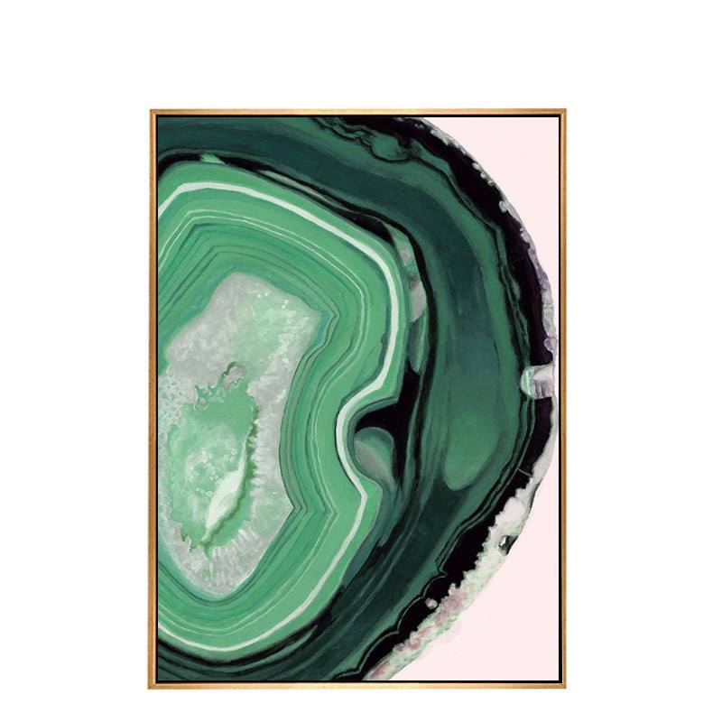 Green Natural Stone Painting Wall Art Canvas & Pu B Fl-H241B -  Paintings | لوحة الحجر الطبيعي الأخضر الفنية جدارية من القماش والبولي يوريثان - ebarza Furniture UAE | Shop Modern Furniture in Abu Dhabi & Dubai - مفروشات ايبازرا في الامارات | تسوق اثاث عصري وديكورات مميزة في دبي وابوظبي