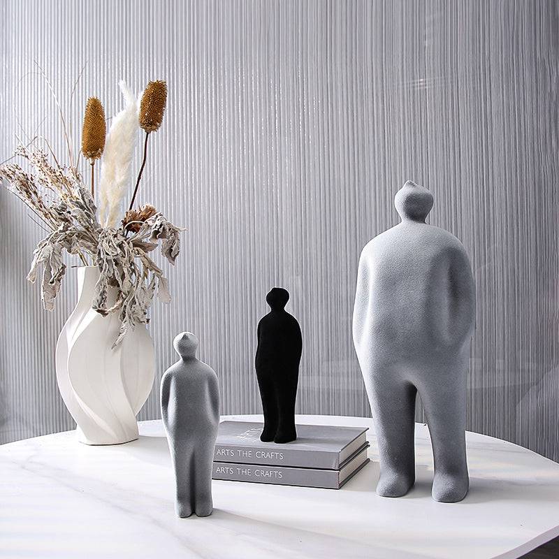 Grey Figure Decoration-B Fa-Sz2013B -  Home Decor Figurines - ebarza Furniture UAE | Shop Modern Furniture in Abu Dhabi & Dubai - مفروشات ايبازرا في الامارات | تسوق اثاث عصري وديكورات مميزة في دبي وابوظبي