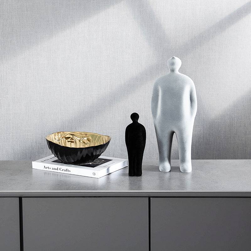 Grey Figure Decoration-B Fa-Sz2013B -  Home Decor Figurines | زخرفة شخصية رمادية - ebarza Furniture UAE | Shop Modern Furniture in Abu Dhabi & Dubai - مفروشات ايبازرا في الامارات | تسوق اثاث عصري وديكورات مميزة في دبي وابوظبي