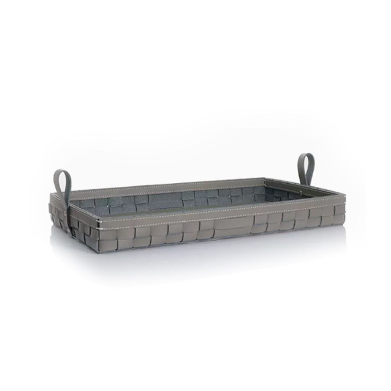 GREY KNITTING TRAY- RECTANGULAR DT201158B -  Trays - ebarza Furniture UAE | Shop Modern Furniture in Abu Dhabi & Dubai - مفروشات ايبازرا في الامارات | تسوق اثاث عصري وديكورات مميزة في دبي وابوظبي