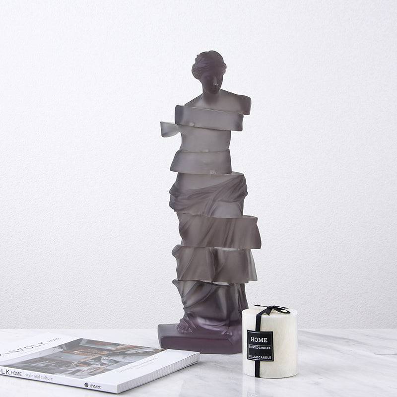 Grey Venus Sculpture Fb-Sz2012B -  Home Decor Figurines | تمثال فينوس رمادي - ebarza Furniture UAE | Shop Modern Furniture in Abu Dhabi & Dubai - مفروشات ايبازرا في الامارات | تسوق اثاث عصري وديكورات مميزة في دبي وابوظبي
