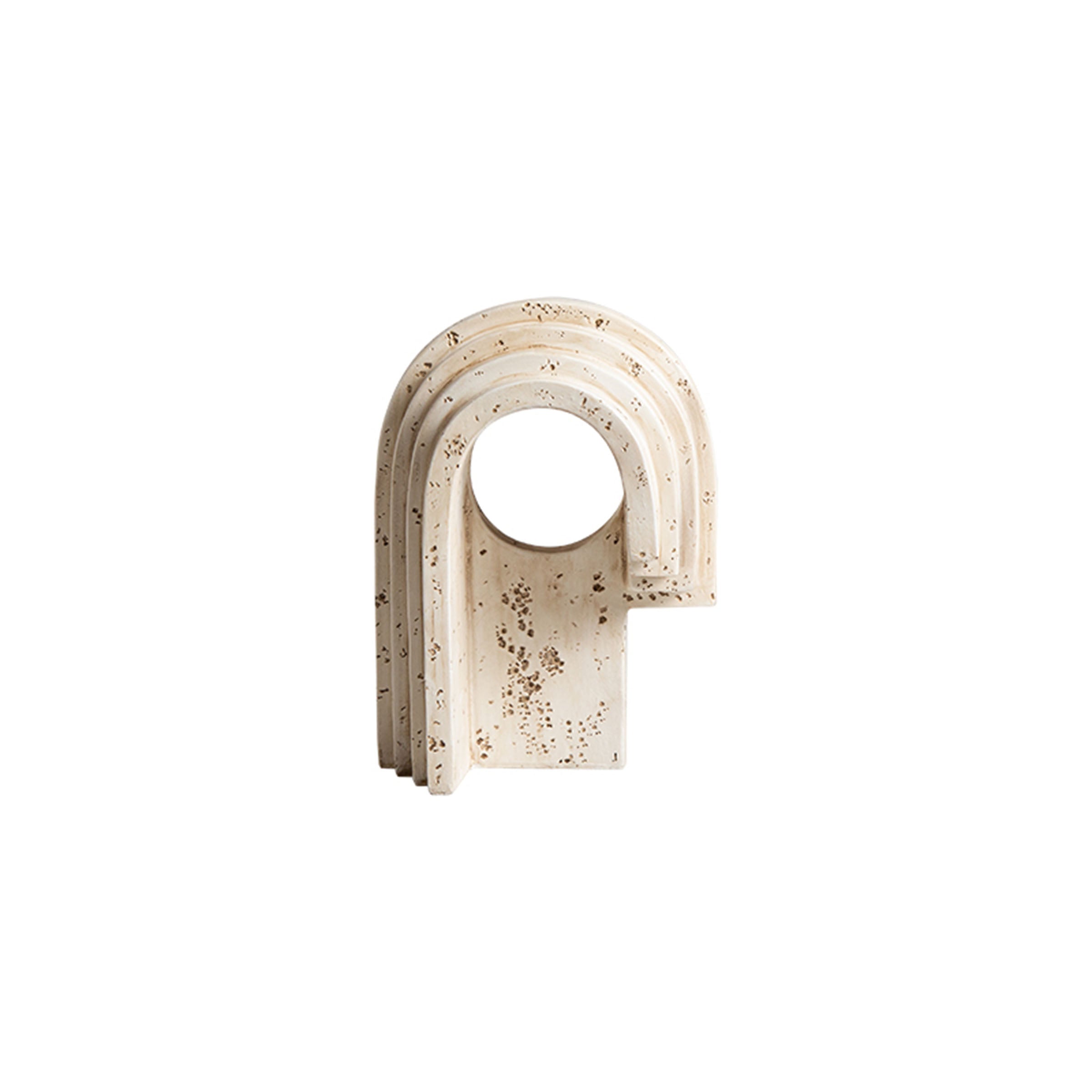BEACON round hole pendulum grille piece, a decorative home decor figurine with a unique round hole design.
