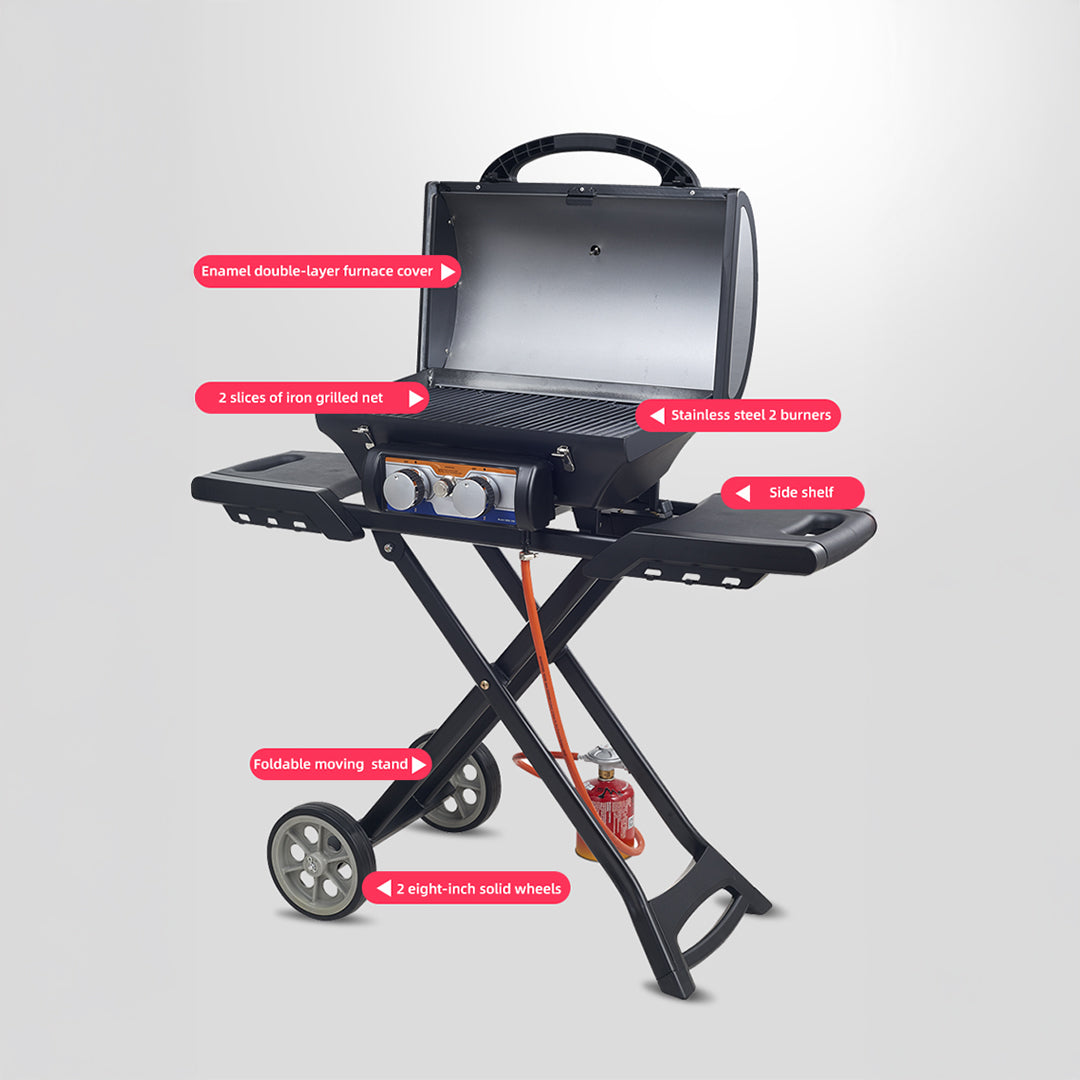 Grillix BBQ Smoker - BBQ-380 -  Kitchen Appliances - ebarza Furniture UAE | Shop Modern Furniture in Abu Dhabi & Dubai - مفروشات ايبازرا في الامارات | تسوق اثاث عصري وديكورات مميزة في دبي وابوظبي
