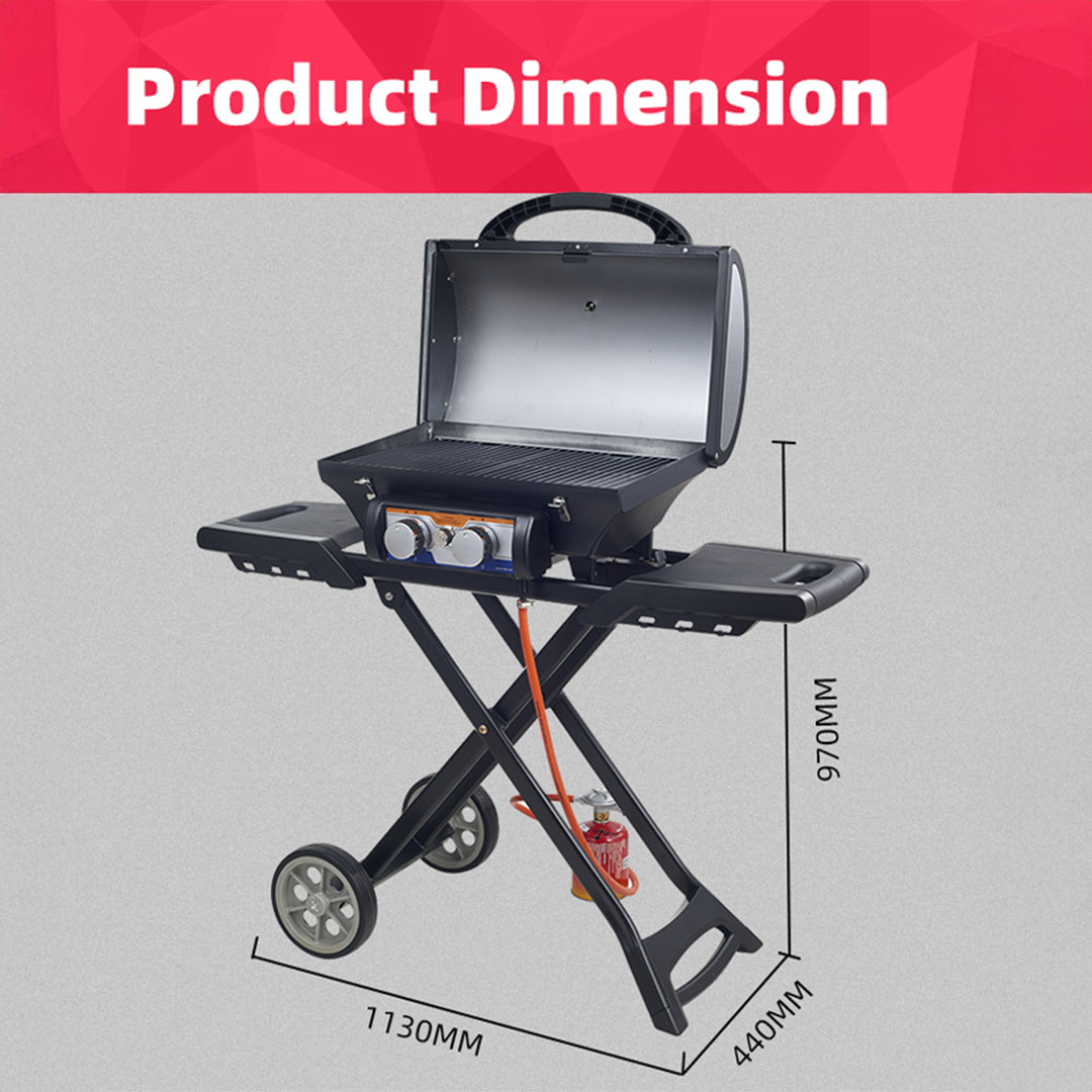 Grillix BBQ Smoker - BBQ-380 -  Kitchen Appliances - ebarza Furniture UAE | Shop Modern Furniture in Abu Dhabi & Dubai - مفروشات ايبازرا في الامارات | تسوق اثاث عصري وديكورات مميزة في دبي وابوظبي