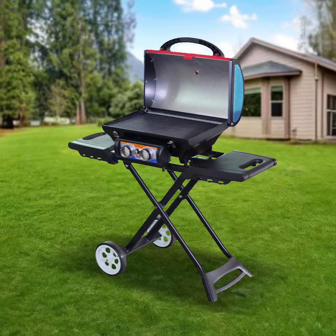 Grillix BBQ Smoker - BBQ-380 -  Kitchen Appliances - ebarza Furniture UAE | Shop Modern Furniture in Abu Dhabi & Dubai - مفروشات ايبازرا في الامارات | تسوق اثاث عصري وديكورات مميزة في دبي وابوظبي