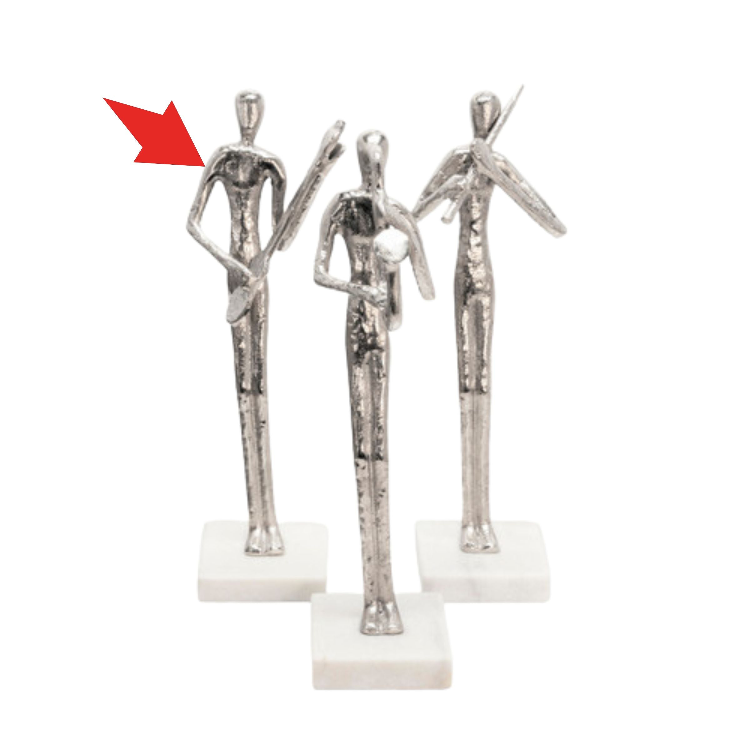 Guitar Musician On Marble Base 15581-01 -  Home Decor Figurines - ebarza Furniture UAE | Shop Modern Furniture in Abu Dhabi & Dubai - مفروشات ايبازرا في الامارات | تسوق اثاث عصري وديكورات مميزة في دبي وابوظبي
