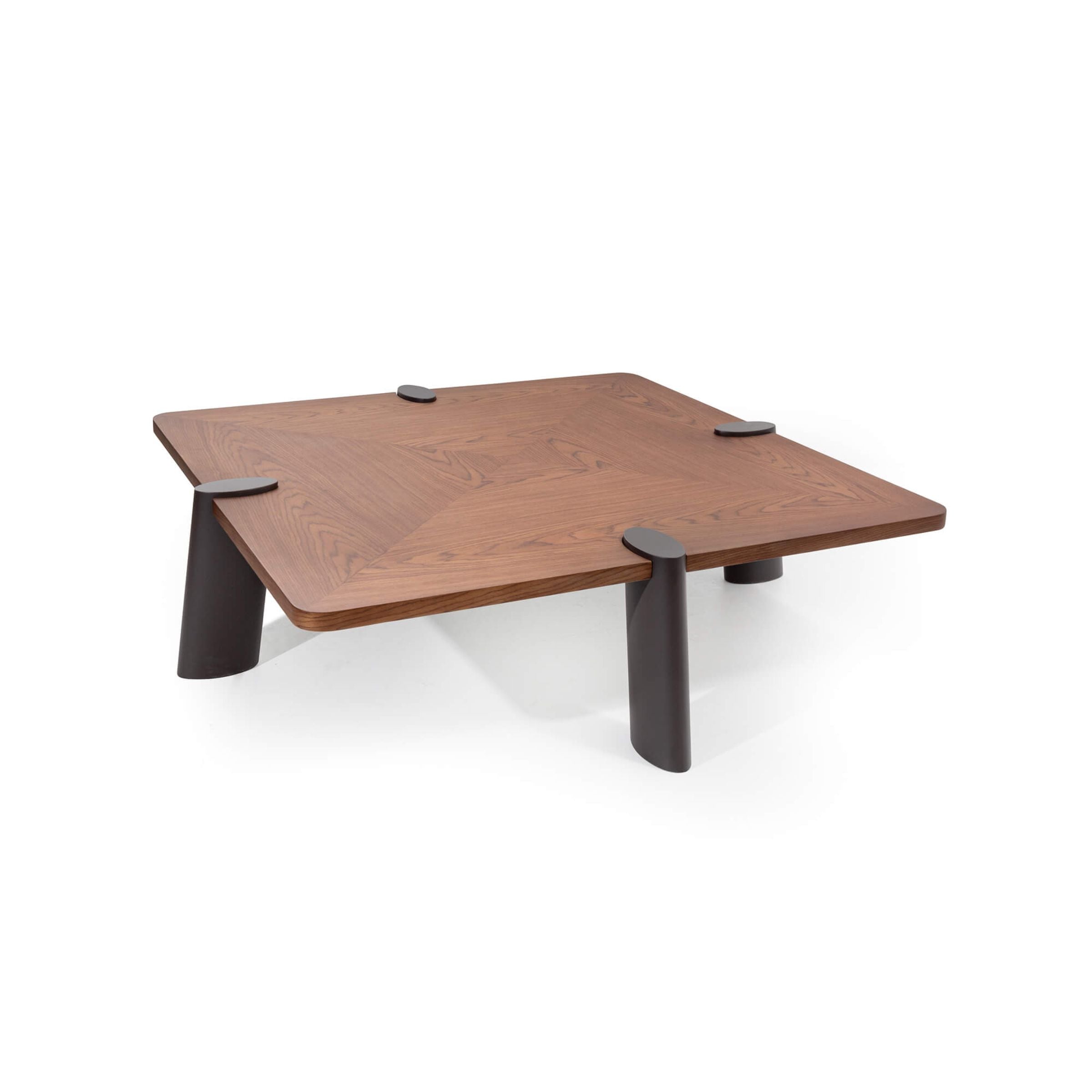 Modern Guzzi Coffee Table by TOGO HOME STYLE with a sleek wooden surface and sturdy metal legs, ideal for contemporary living rooms.