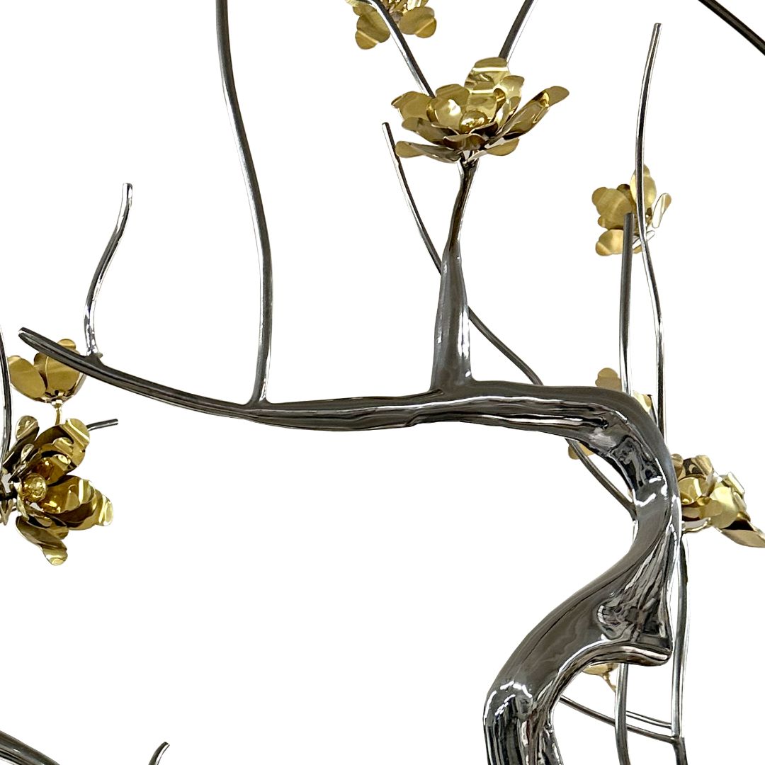 Hand Crafted Black Stainless Steel Artwork 20240056 -  Artwork - ebarza Furniture UAE | Shop Modern Furniture in Abu Dhabi & Dubai - مفروشات ايبازرا في الامارات | تسوق اثاث عصري وديكورات مميزة في دبي وابوظبي