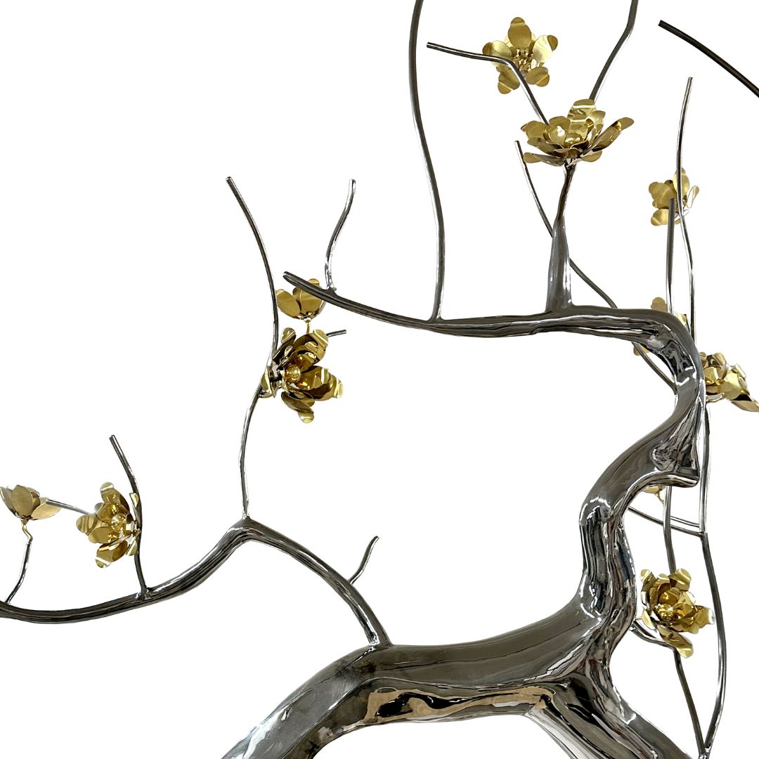 Hand Crafted Black Stainless Steel Artwork 20240056 -  Artwork - ebarza Furniture UAE | Shop Modern Furniture in Abu Dhabi & Dubai - مفروشات ايبازرا في الامارات | تسوق اثاث عصري وديكورات مميزة في دبي وابوظبي