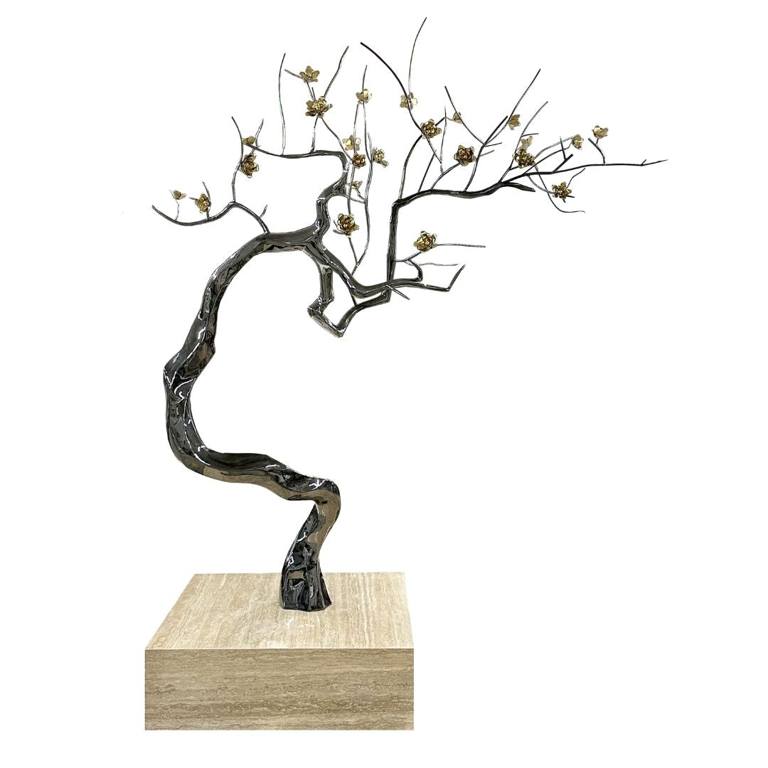 Hand Crafted Black Stainless Steel Artwork 20240056 -  Artwork - ebarza Furniture UAE | Shop Modern Furniture in Abu Dhabi & Dubai - مفروشات ايبازرا في الامارات | تسوق اثاث عصري وديكورات مميزة في دبي وابوظبي