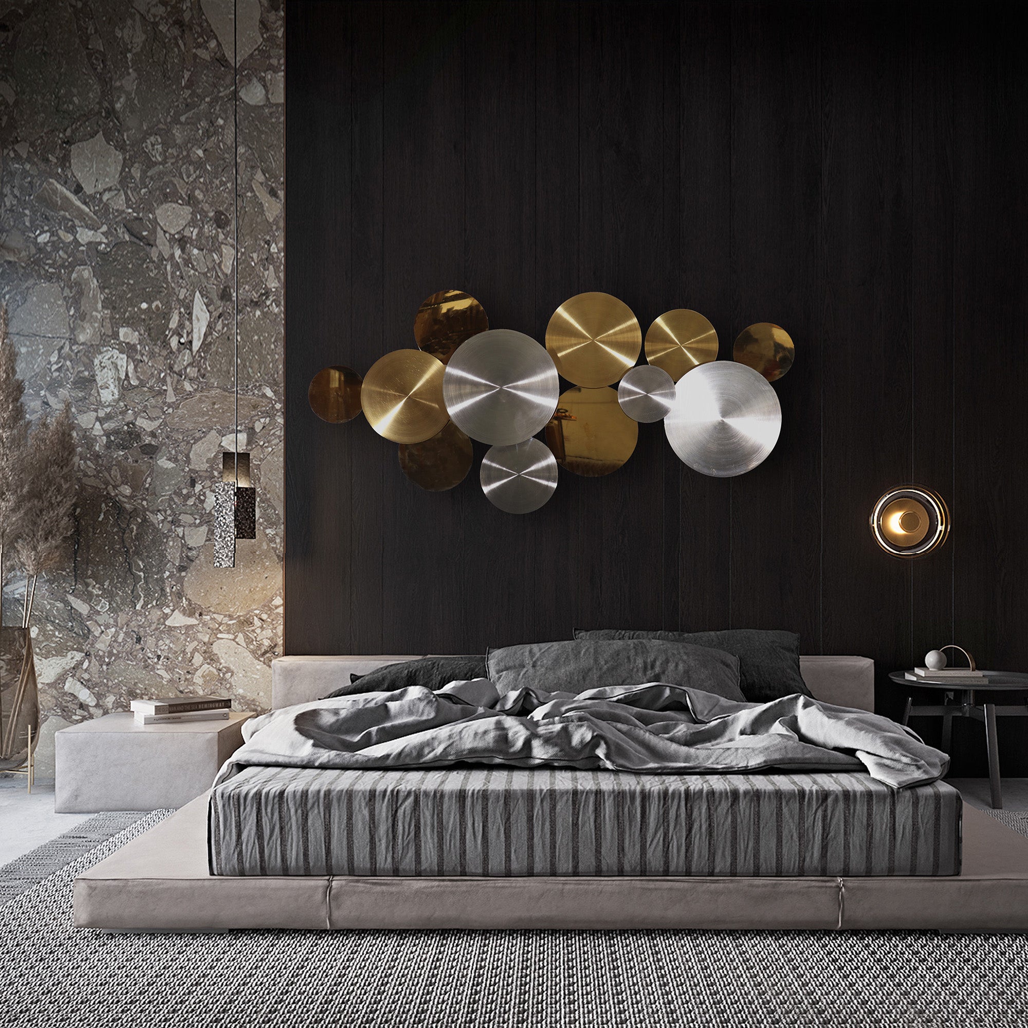 Hand Crafted Stainless Steel Artwork BG2020106 -  Artwork - ebarza Furniture UAE | Shop Modern Furniture in Abu Dhabi & Dubai - مفروشات ايبازرا في الامارات | تسوق اثاث عصري وديكورات مميزة في دبي وابوظبي