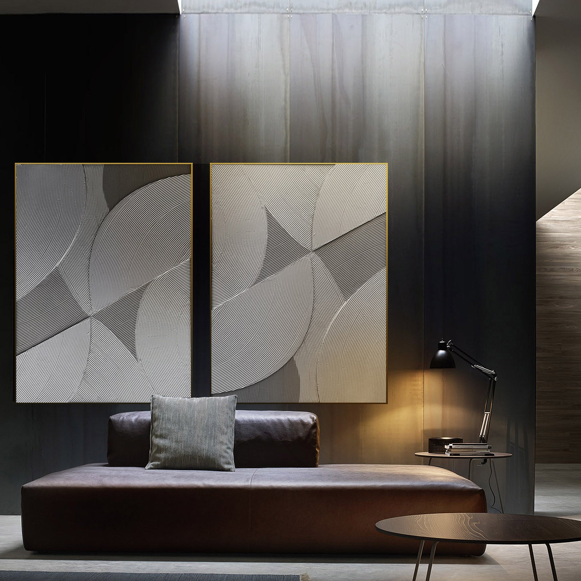 Hand Painted Art Metal FRAME Painting 90*130cm SOASAMPLE018/SOASAMPLE019 -  Paintings - ebarza Furniture UAE | Shop Modern Furniture in Abu Dhabi & Dubai - مفروشات ايبازرا في الامارات | تسوق اثاث عصري وديكورات مميزة في دبي وابوظبي