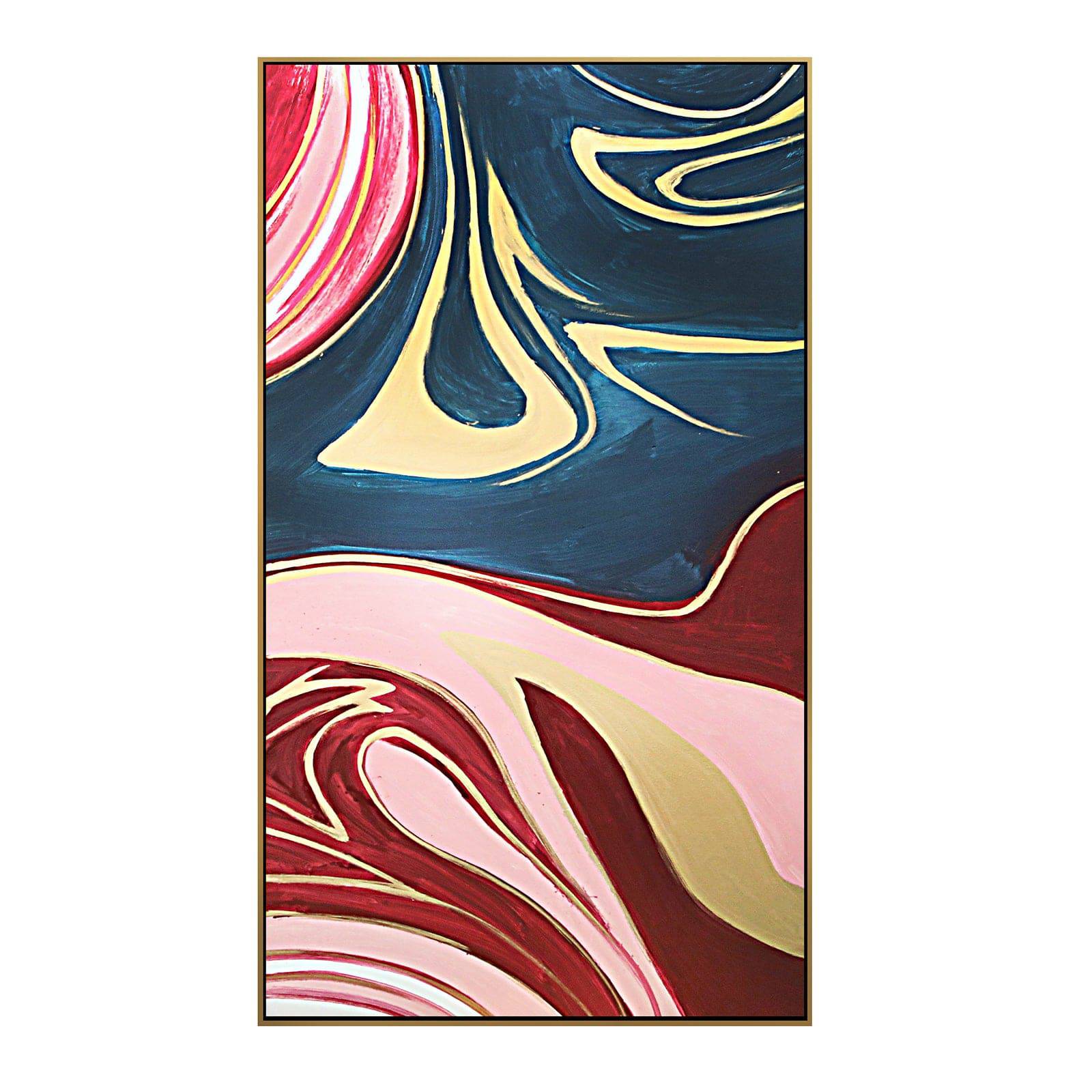 Hand Painted Art Painting With Frame 160X80 Cm Soap0105 -  Paintings | 160X80 لوحة فنية مرسومة باليد بإطار سم - ebarza Furniture UAE | Shop Modern Furniture in Abu Dhabi & Dubai - مفروشات ايبازرا في الامارات | تسوق اثاث عصري وديكورات مميزة في دبي وابوظبي