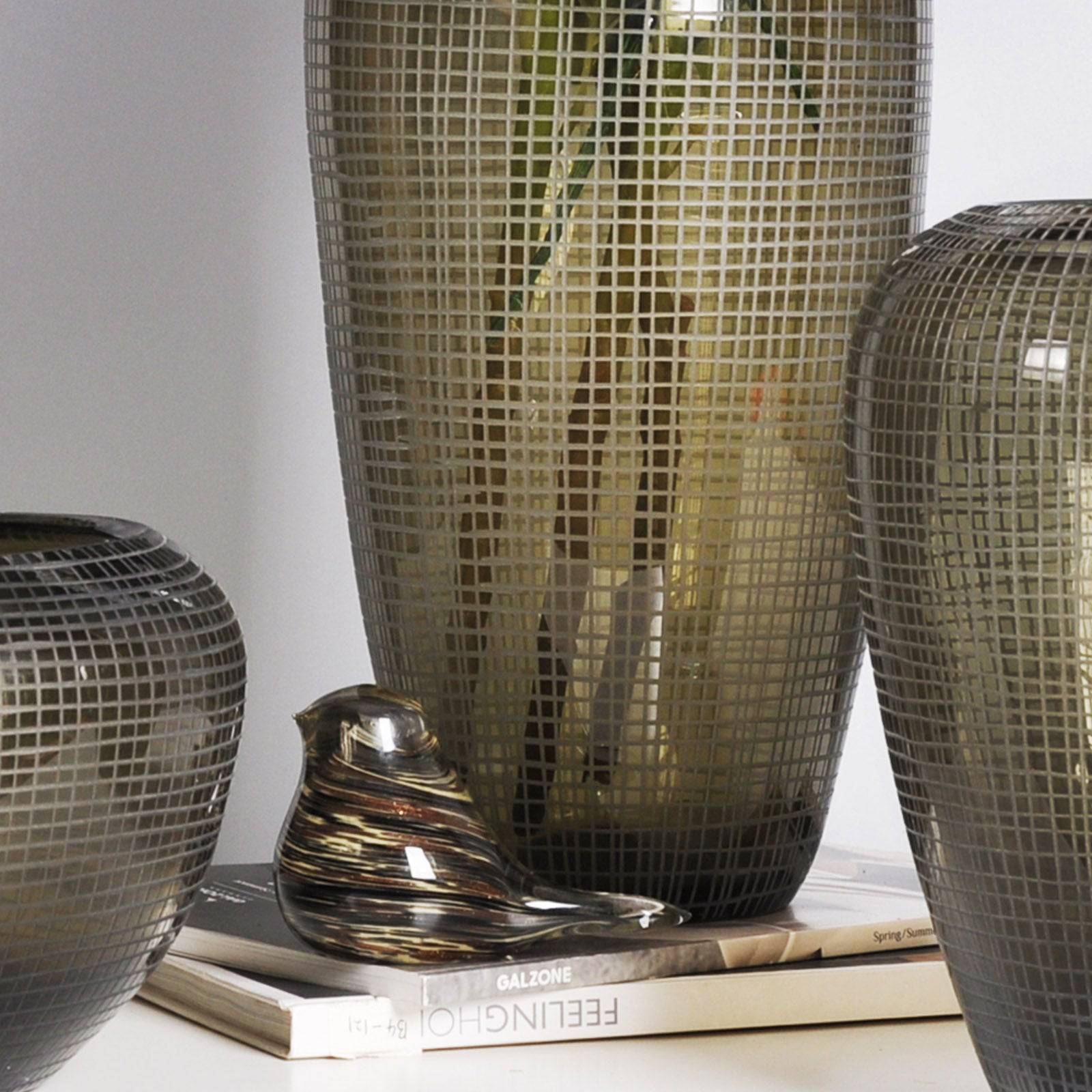 Handmade Balloton Glass Vase  13444-375 -  Vases | مزهرية زجاجية مصنوعة يدوياً - ebarza Furniture UAE | Shop Modern Furniture in Abu Dhabi & Dubai - مفروشات ايبازرا في الامارات | تسوق اثاث عصري وديكورات مميزة في دبي وابوظبي