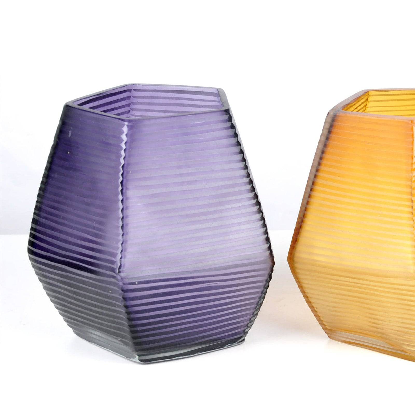 Handmade Balloton Glass  Vase 14553-165-Purple -  Vases | مزهرية زجاجية مصنوعة يدوياً - ebarza Furniture UAE | Shop Modern Furniture in Abu Dhabi & Dubai - مفروشات ايبازرا في الامارات | تسوق اثاث عصري وديكورات مميزة في دبي وابوظبي