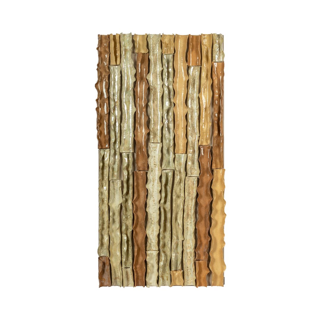 Handmade Ceramic Wall Art - 2403H0108-W820*H1100-86859090 -  Artwork - ebarza Furniture UAE | Shop Modern Furniture in Abu Dhabi & Dubai - مفروشات ايبازرا في الامارات | تسوق اثاث عصري وديكورات مميزة في دبي وابوظبي