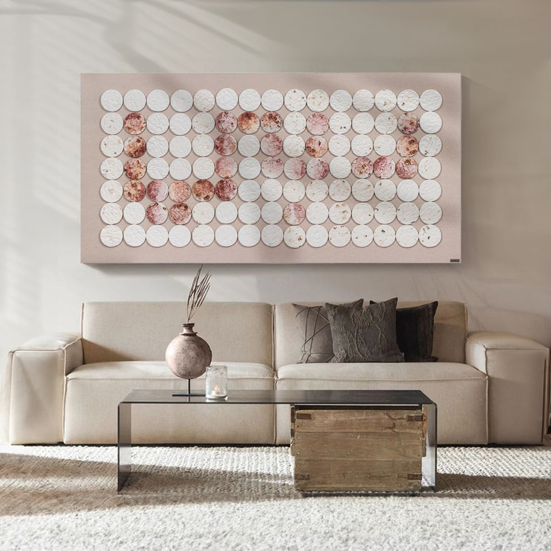 Handmade Ceramic Wall Art - DUBAI - 2403H0103-W900*H900-84869295 -  Artwork - ebarza Furniture UAE | Shop Modern Furniture in Abu Dhabi & Dubai - مفروشات ايبازرا في الامارات | تسوق اثاث عصري وديكورات مميزة في دبي وابوظبي