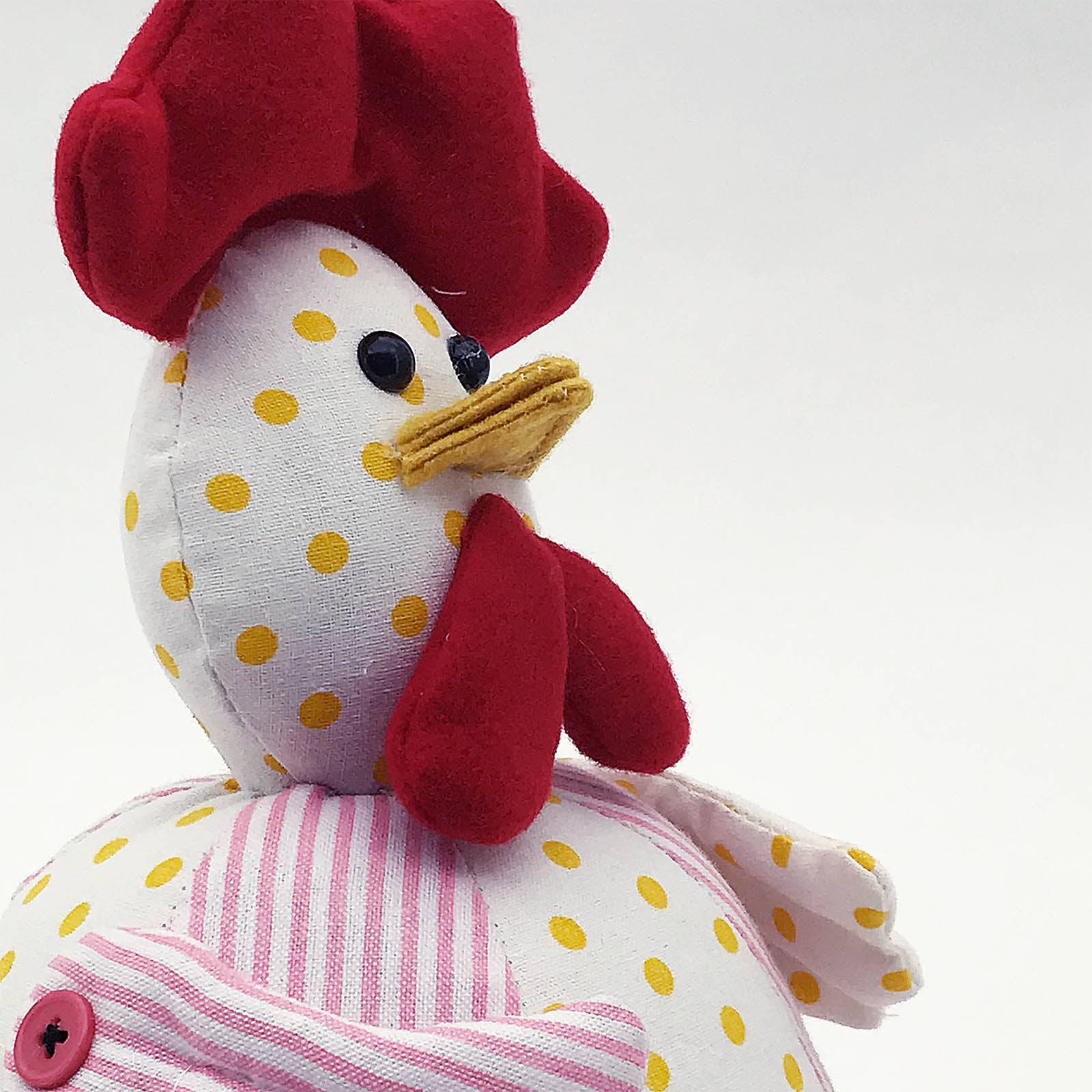 Handmade Cute Chicken Decorative Doll/Door Stopper Z002 -  Doll/Door stopper - ebarza Furniture UAE | Shop Modern Furniture in Abu Dhabi & Dubai - مفروشات ايبازرا في الامارات | تسوق اثاث عصري وديكورات مميزة في دبي وابوظبي
