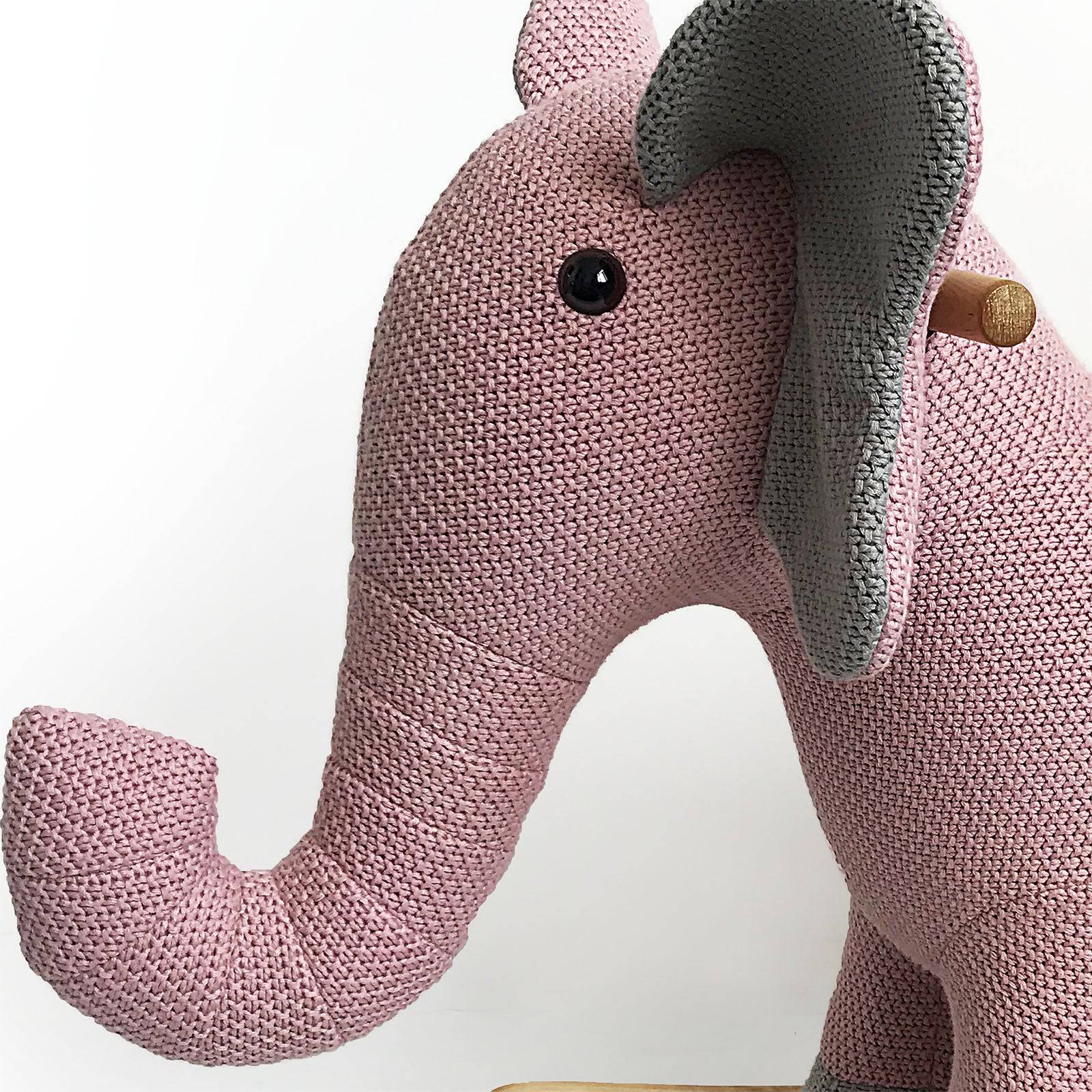Handmade Cute Rocking Elephant Decorative Lt-Y16 -  Kids Dolls | دمية زينة لفيل هزاز مصنوعة يدويًا - ebarza Furniture UAE | Shop Modern Furniture in Abu Dhabi & Dubai - مفروشات ايبازرا في الامارات | تسوق اثاث عصري وديكورات مميزة في دبي وابوظبي