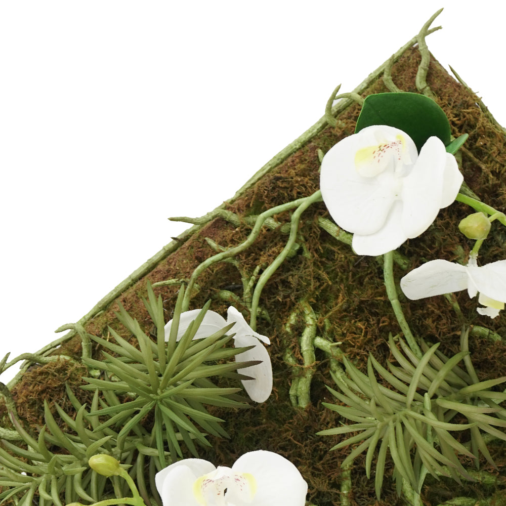 Handmade Decorative Artificial Plant Wall  N36520-XG035-WH -  Plants - ebarza Furniture UAE | Shop Modern Furniture in Abu Dhabi & Dubai - مفروشات ايبازرا في الامارات | تسوق اثاث عصري وديكورات مميزة في دبي وابوظبي