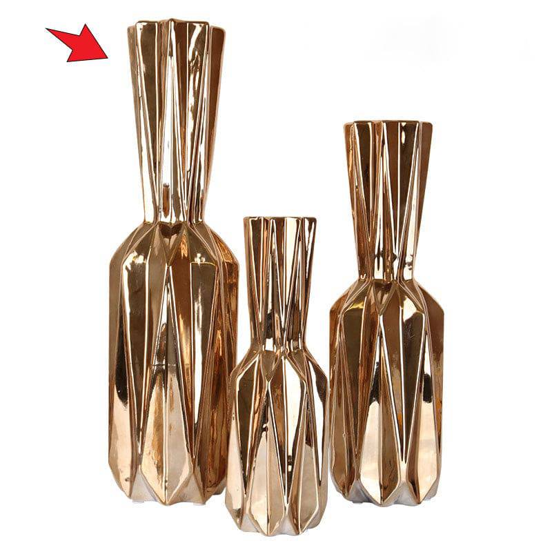 Handmade Decorative Vase  Faad21A -  Vases | مزهرية ديكور صناعة يدوية - ebarza Furniture UAE | Shop Modern Furniture in Abu Dhabi & Dubai - مفروشات ايبازرا في الامارات | تسوق اثاث عصري وديكورات مميزة في دبي وابوظبي
