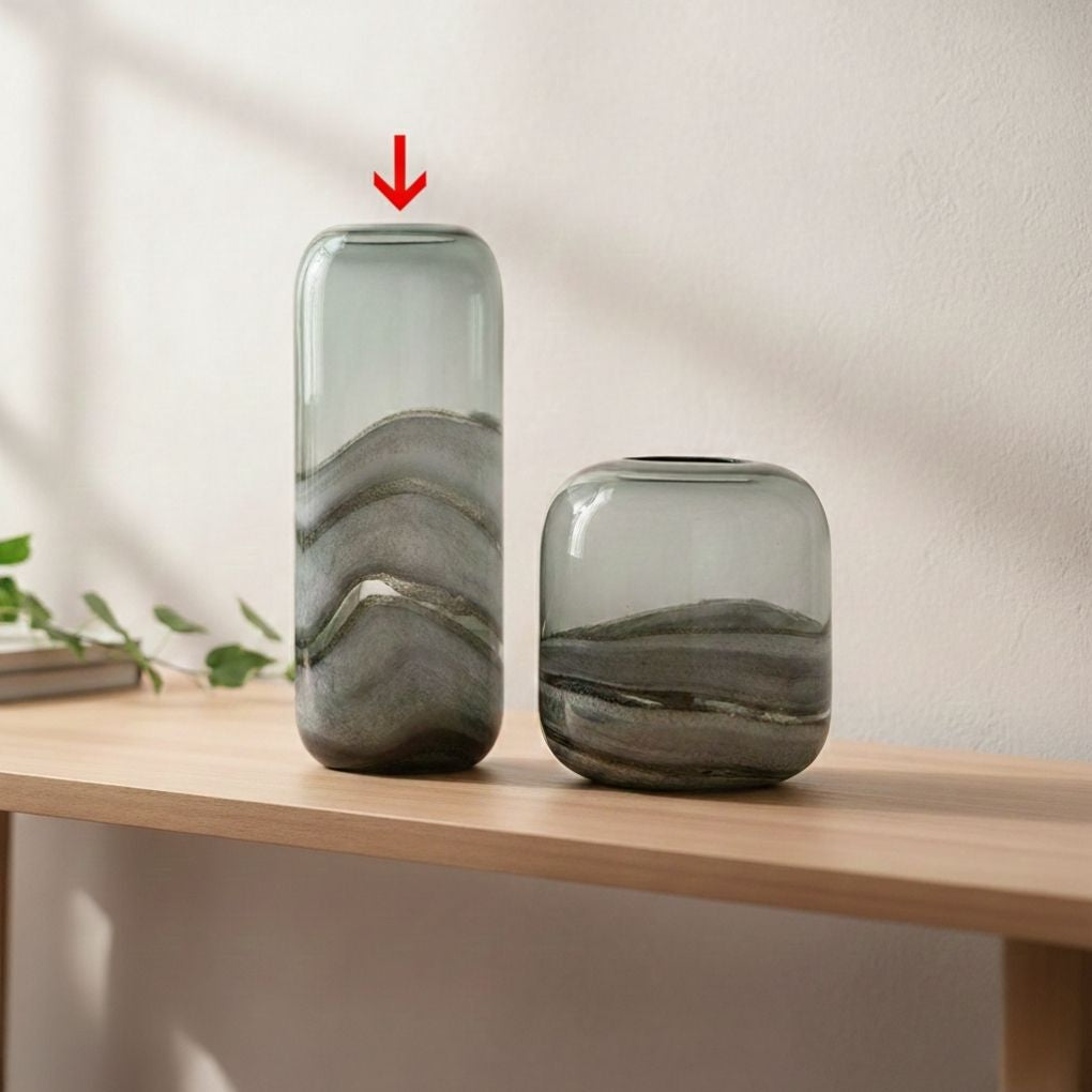Handmade decorative vase by BEACON, model FB-ZS1906A, featuring intricate patterns and a stylish design for home decor.