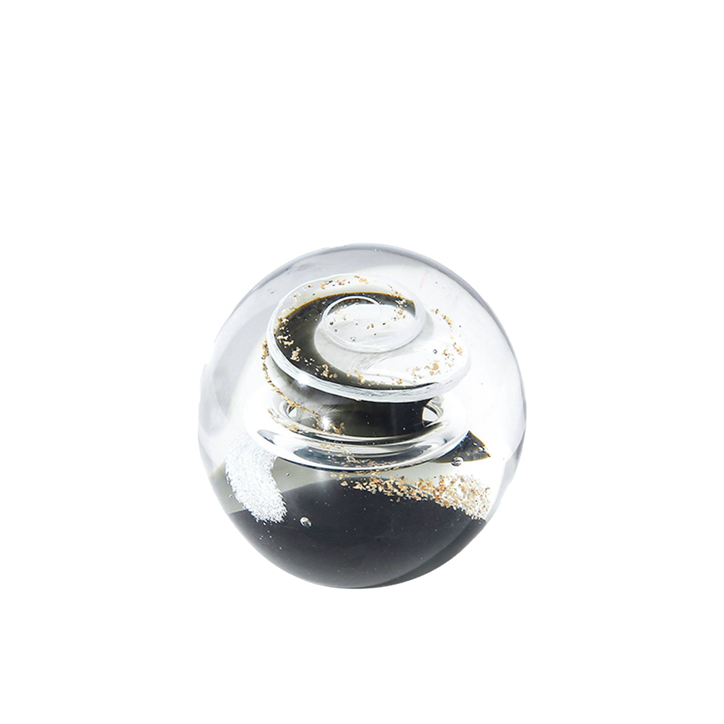 Handmade Glass Spiral Big Ball Fb-Zs2134A -  Home Decor Figurines | كرة زجاجية لولبية كبيرة مصنوعة يدويًا - ebarza Furniture UAE | Shop Modern Furniture in Abu Dhabi & Dubai - مفروشات ايبازرا في الامارات | تسوق اثاث عصري وديكورات مميزة في دبي وابوظبي