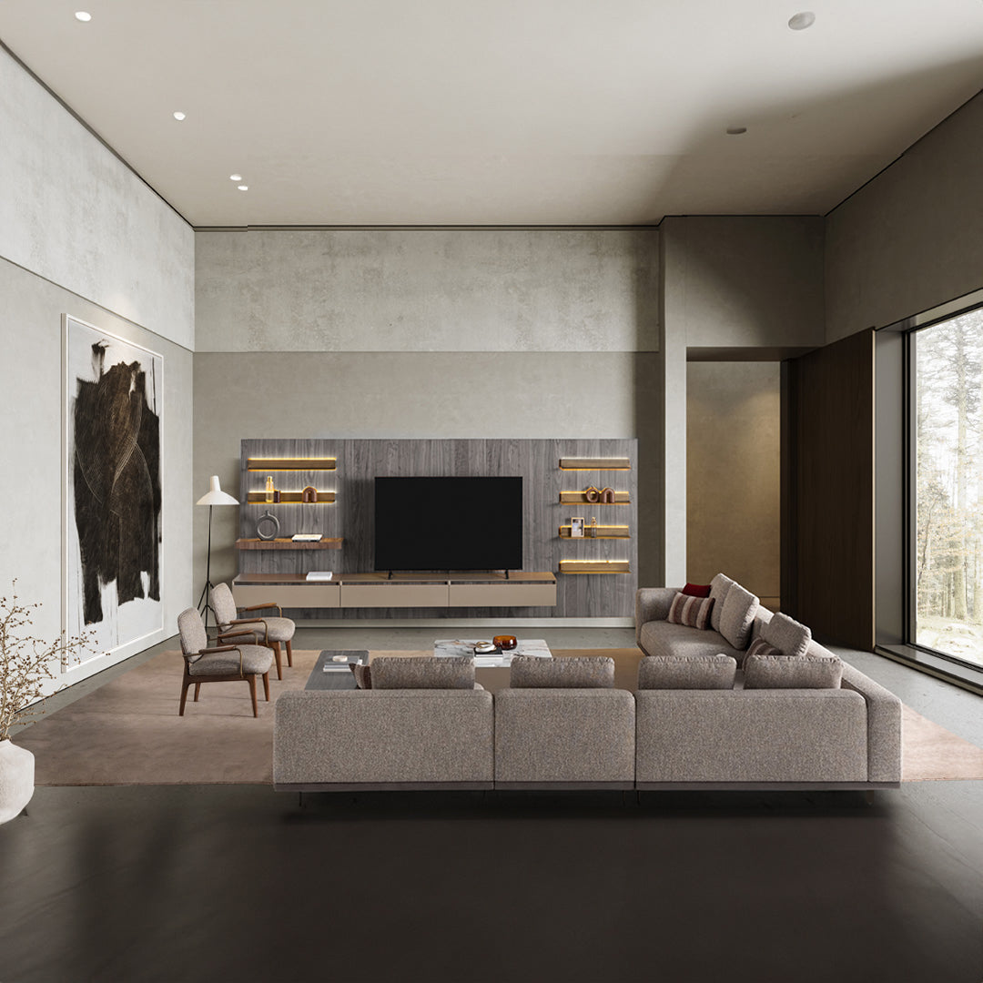 HARMONY 2 SEAT LEFT ARM OR CORNER MODULE SAR-2SEAT001 -  Sofas - ebarza Furniture UAE | Shop Modern Furniture in Abu Dhabi & Dubai - مفروشات ايبازرا في الامارات | تسوق اثاث عصري وديكورات مميزة في دبي وابوظبي