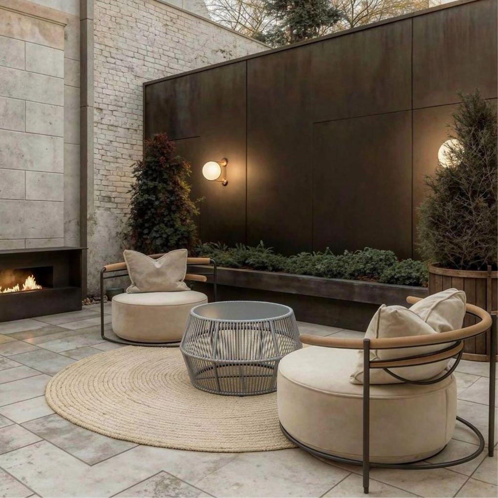 Harp Outdoor Center Table 15530302 -  Outdoor Tables - ebarza Furniture UAE | Shop Modern Furniture in Abu Dhabi & Dubai - مفروشات ايبازرا في الامارات | تسوق اثاث عصري وديكورات مميزة في دبي وابوظبي