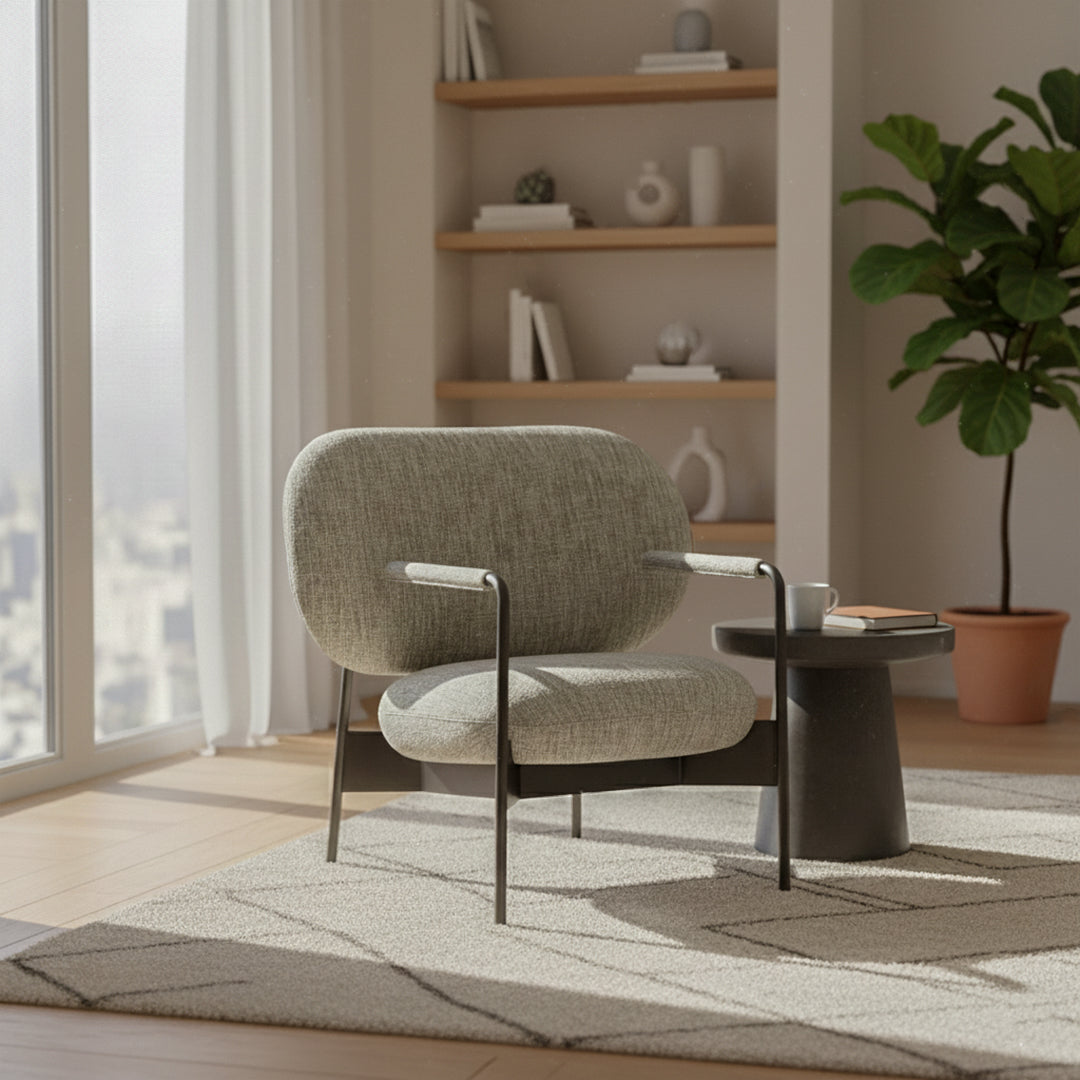 Haven Armchair - PS-A154 -  Armchairs - ebarza Furniture UAE | Shop Modern Furniture in Abu Dhabi & Dubai - مفروشات ايبازرا في الامارات | تسوق اثاث عصري وديكورات مميزة في دبي وابوظبي