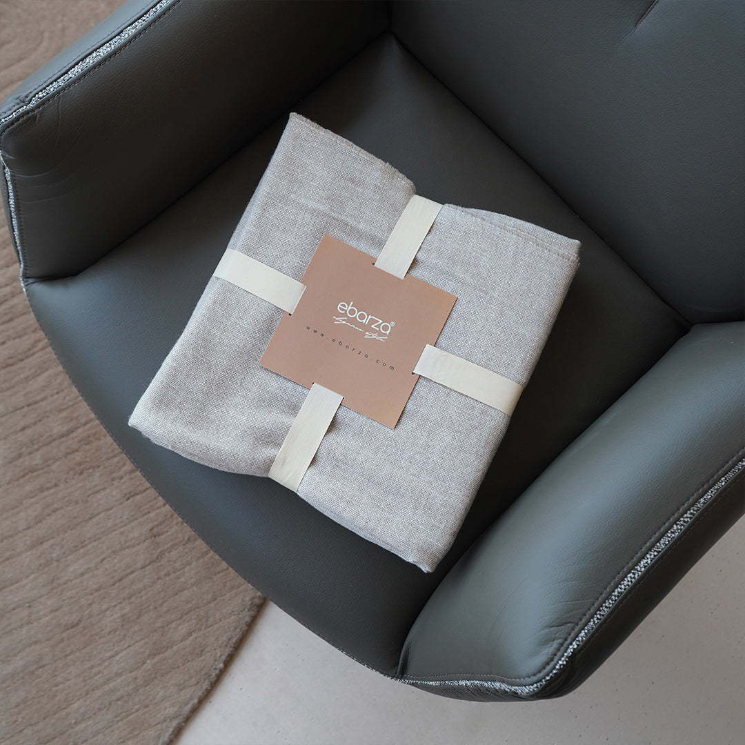 Soft HearthHug Throw Blanket by BEACON, 150GSM, cozy woven blanket for warmth and comfort.