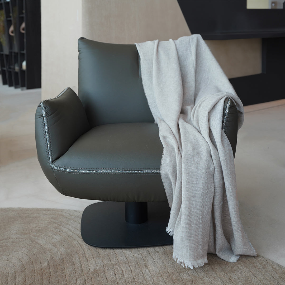 BEACON HearthHug Throw Blanket in 150GSM, soft and cozy blanket for warmth and comfort, displayed in a home setting.