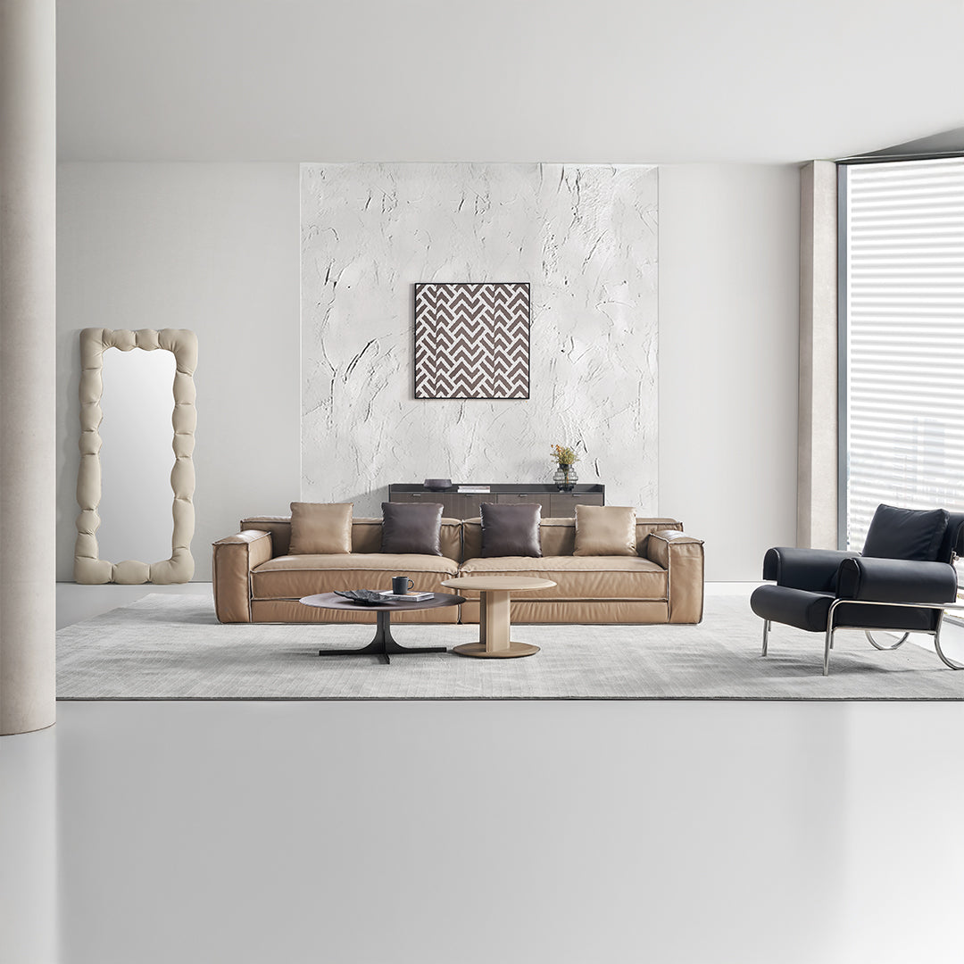 Hehua 4 Seater Sofa by BEACON, featuring plush cushions and modern design in a cozy living room setting.
