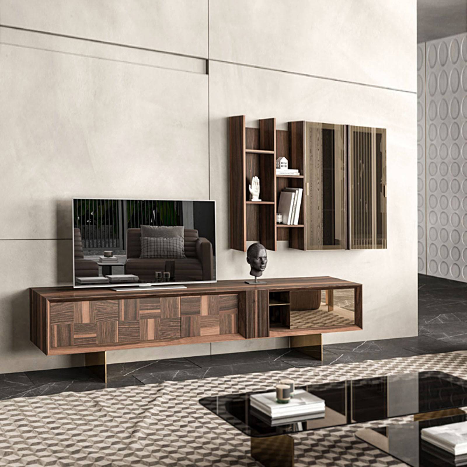 Heritage  Tv Unit  Heritage-Tv005 -  TV Units - ebarza Furniture UAE | Shop Modern Furniture in Abu Dhabi & Dubai - مفروشات ايبازرا في الامارات | تسوق اثاث عصري وديكورات مميزة في دبي وابوظبي