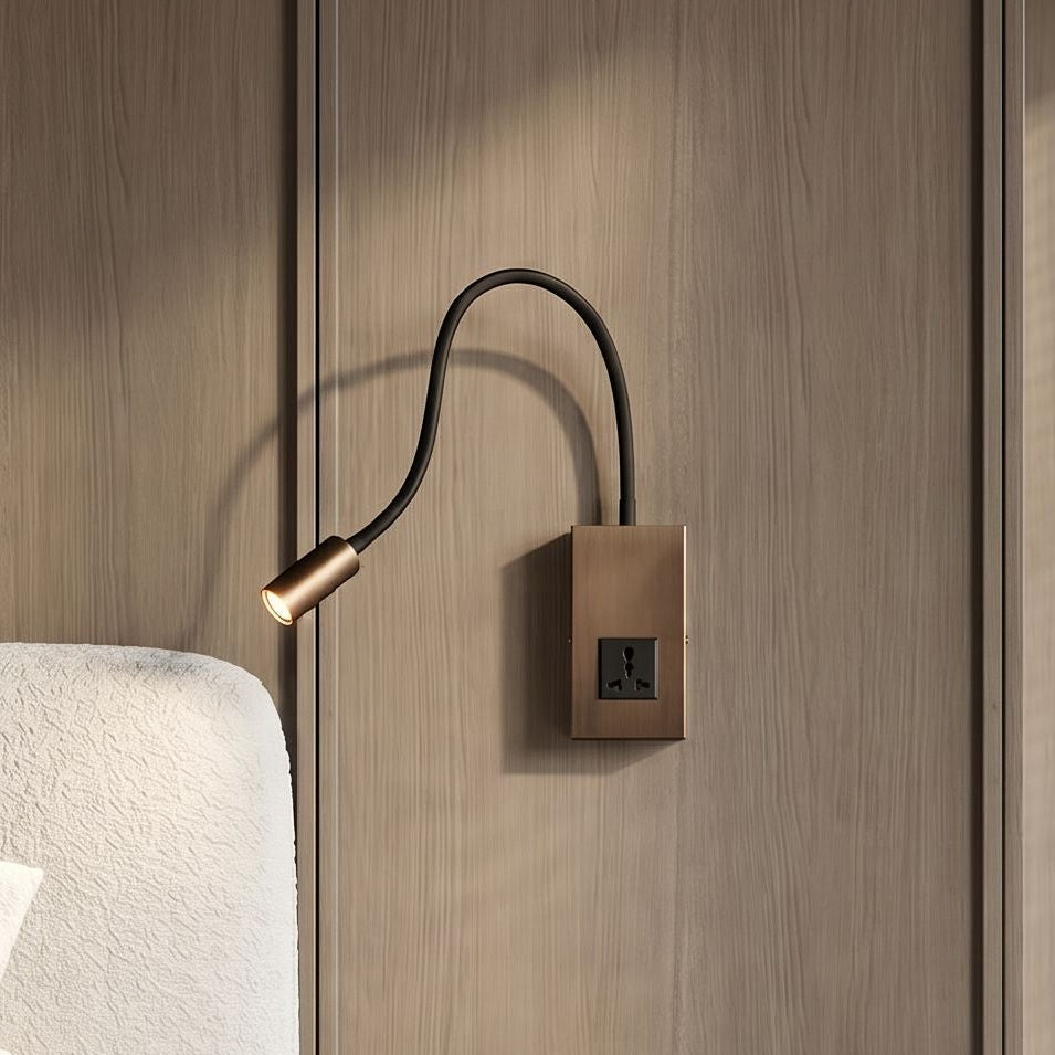 Tail Hotel Style Headboard/ Wall Reading Lamp Tail-Ez-WL(S)-28AB