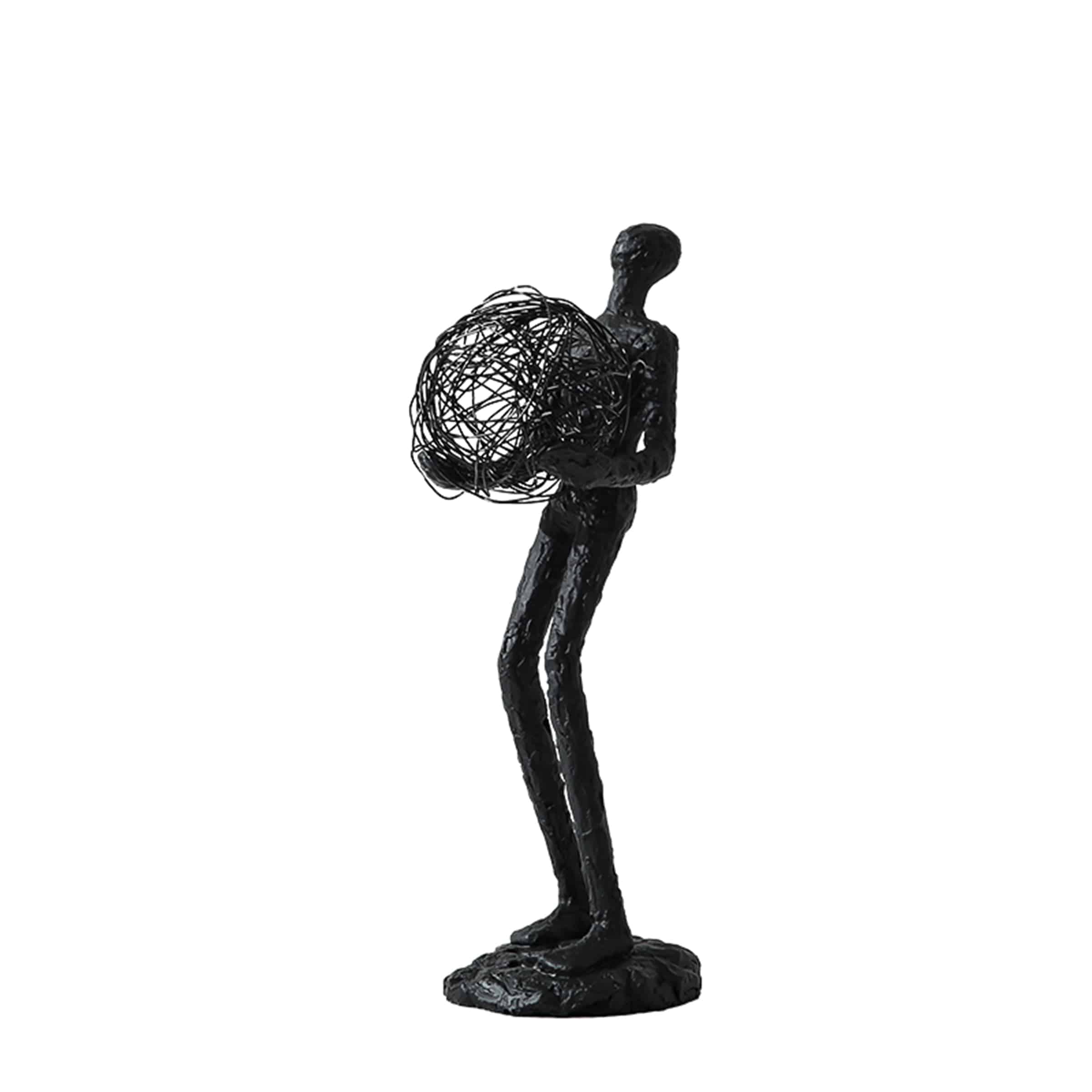Holding Ball Man Ornament Fc-Sz2166 -  Home Decor Figurines | ديكور رجل الكرة القابضة - ebarza Furniture UAE | Shop Modern Furniture in Abu Dhabi & Dubai - مفروشات ايبازرا في الامارات | تسوق اثاث عصري وديكورات مميزة في دبي وابوظبي