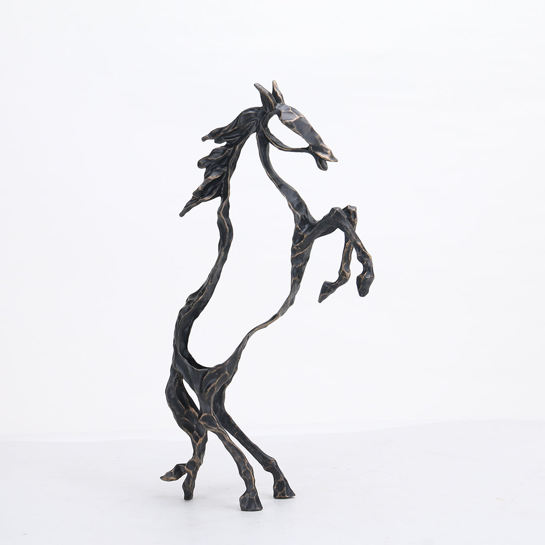 Hollow Horse KA3095 home decor figurine by BEACON, detailed horse sculpture for stylish interior decoration.