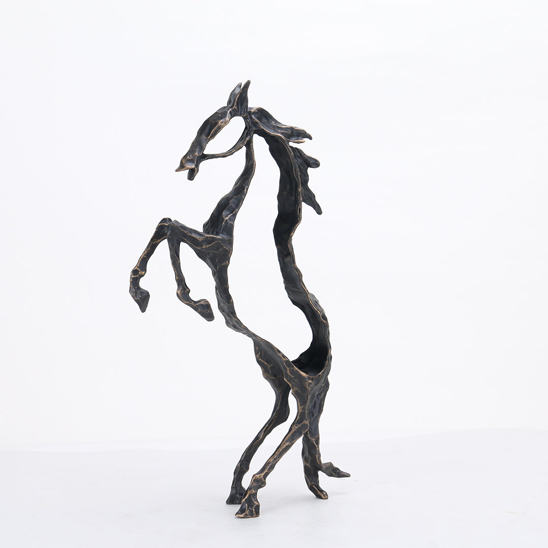 Hollow Horse KA3095 home decor figurine by BEACON, detailed horse sculpture for stylish interior decoration.