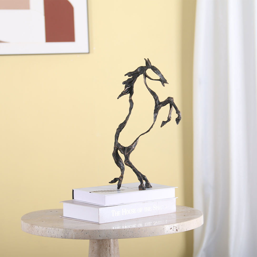 Hollow Horse KA3095 home decor figurine by BEACON, detailed horse sculpture for stylish interior decoration.