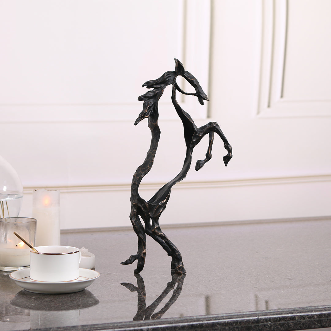 Hollow Horse KA3095 home decor figurine by BEACON, featuring a sleek, hollow horse design perfect for stylish interior decoration.