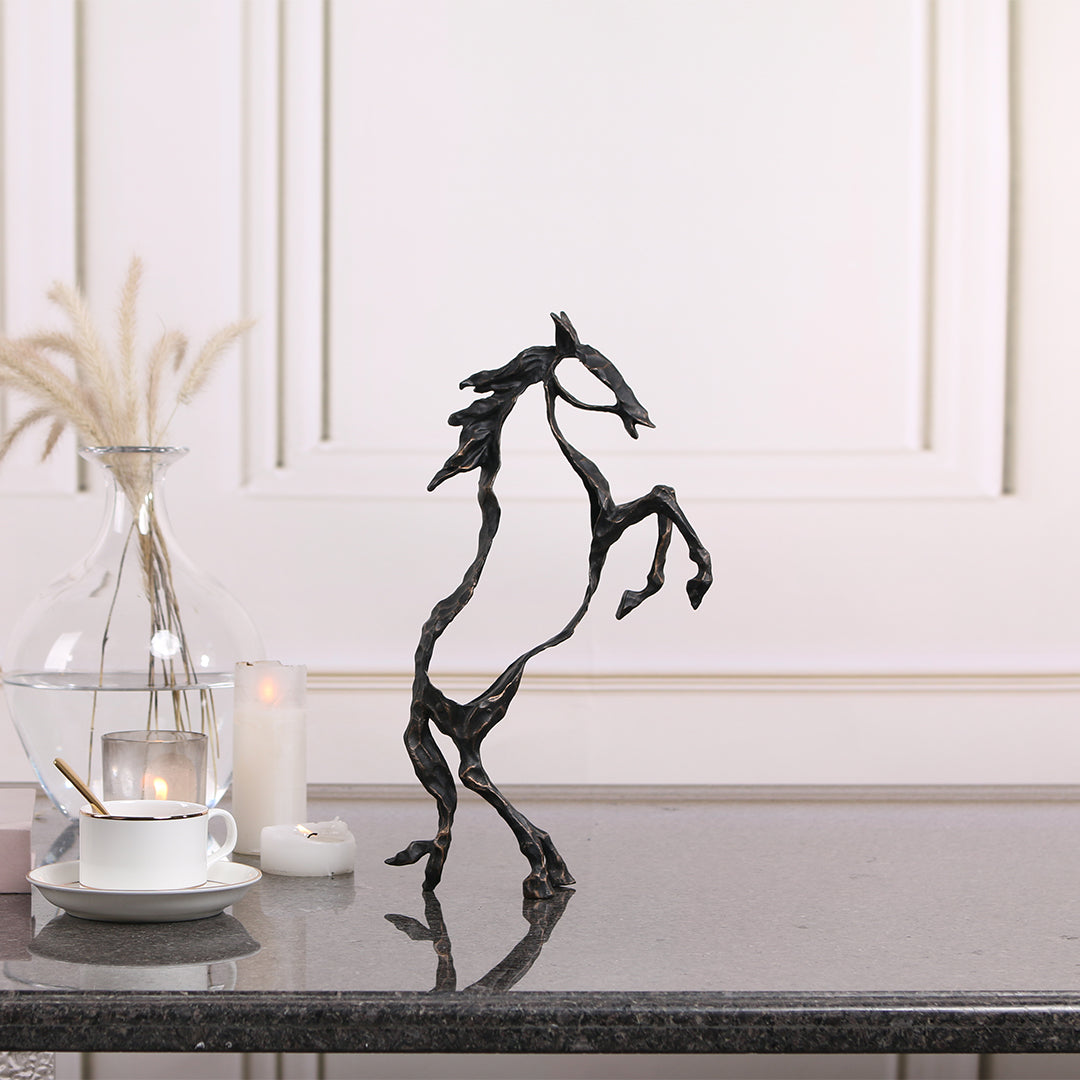 BEACON Hollow Horse KA3095 home decor figurine featuring a stylish, hollow design perfect for modern interior decoration.